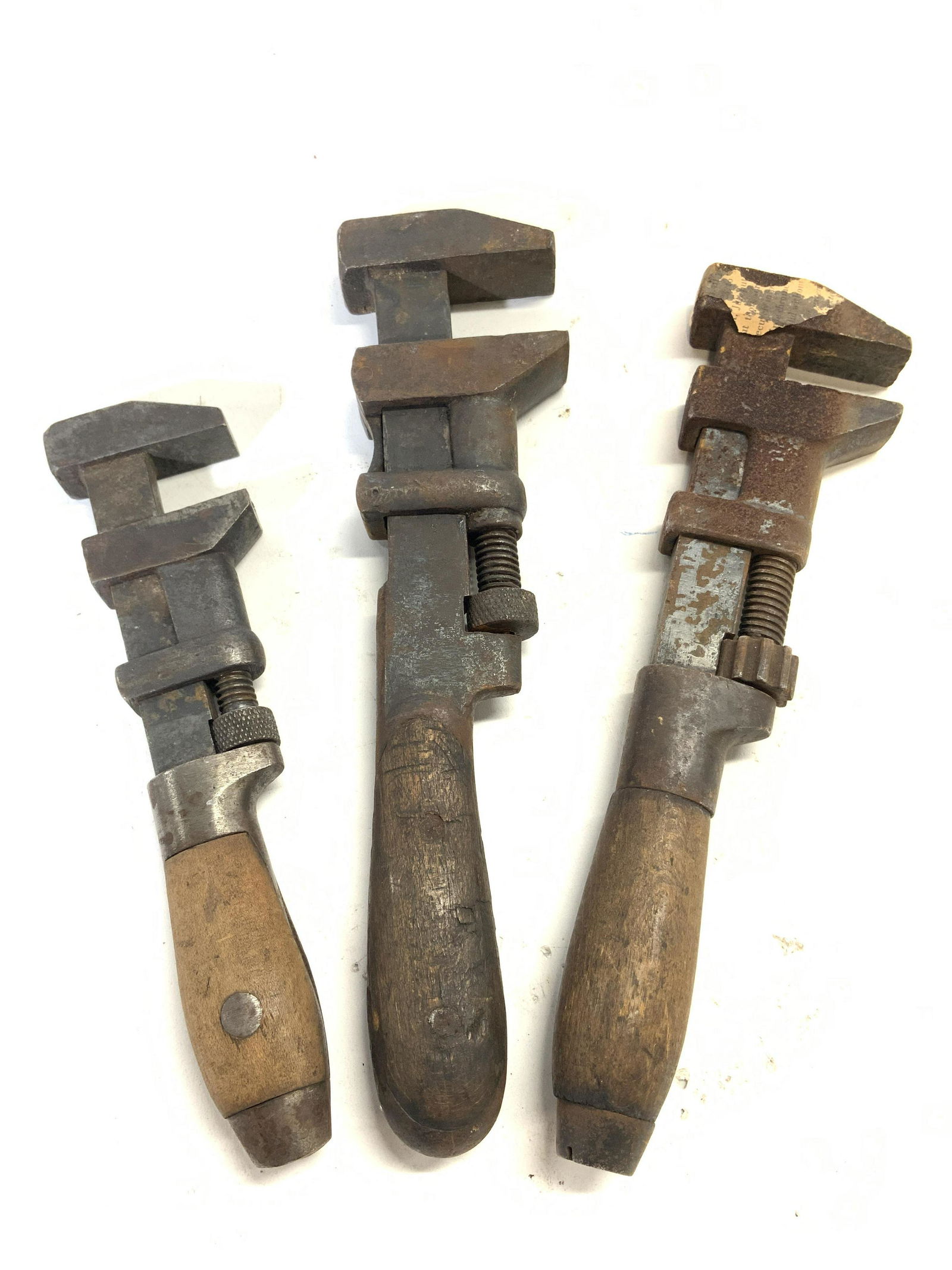Lot 3 Assorted Vntg & Antq Monkey Wrenches (1 of 6)
