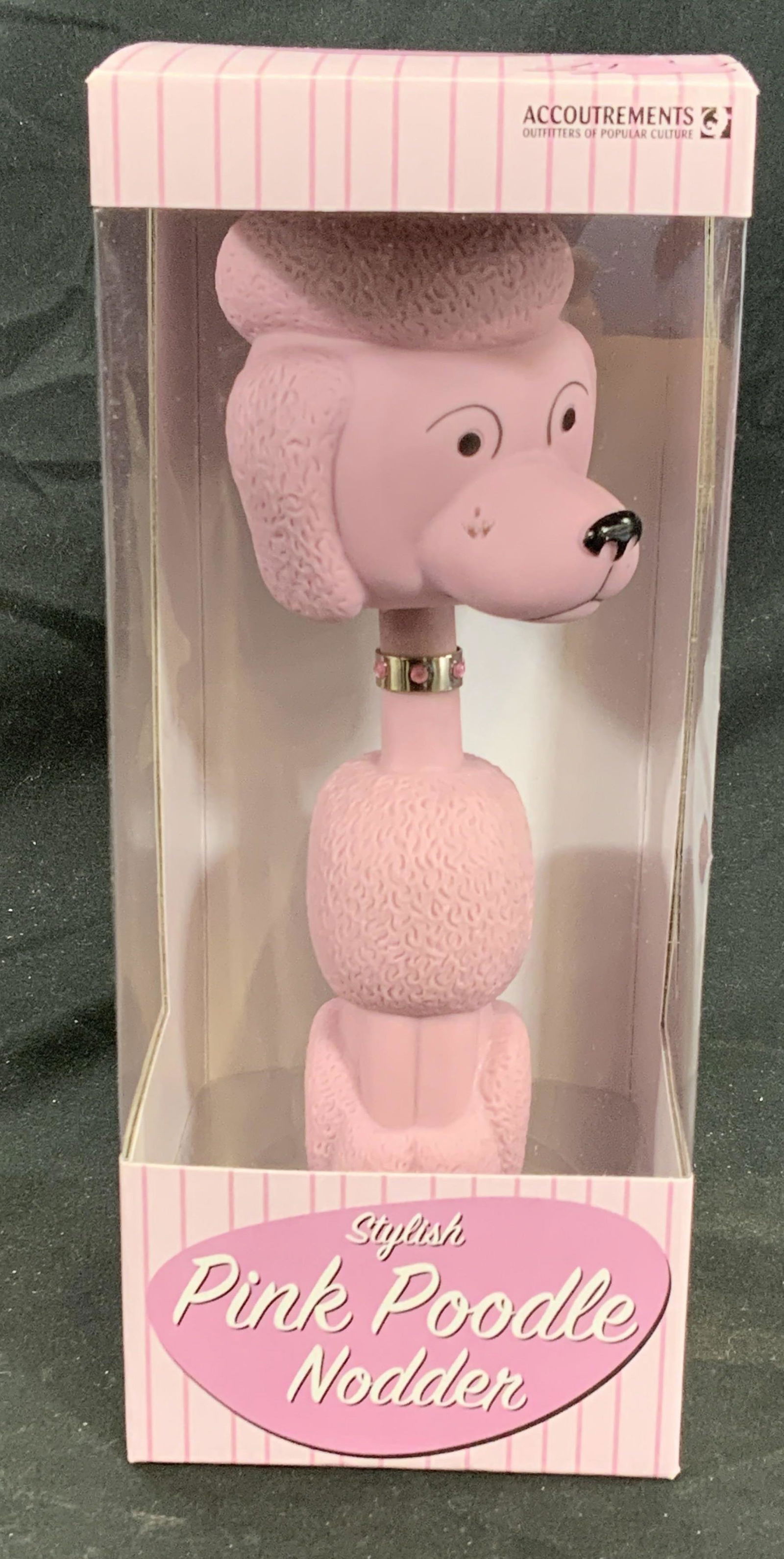 Vintage Accoutrements Pink Poodle Nodder NIB (1 of 5)