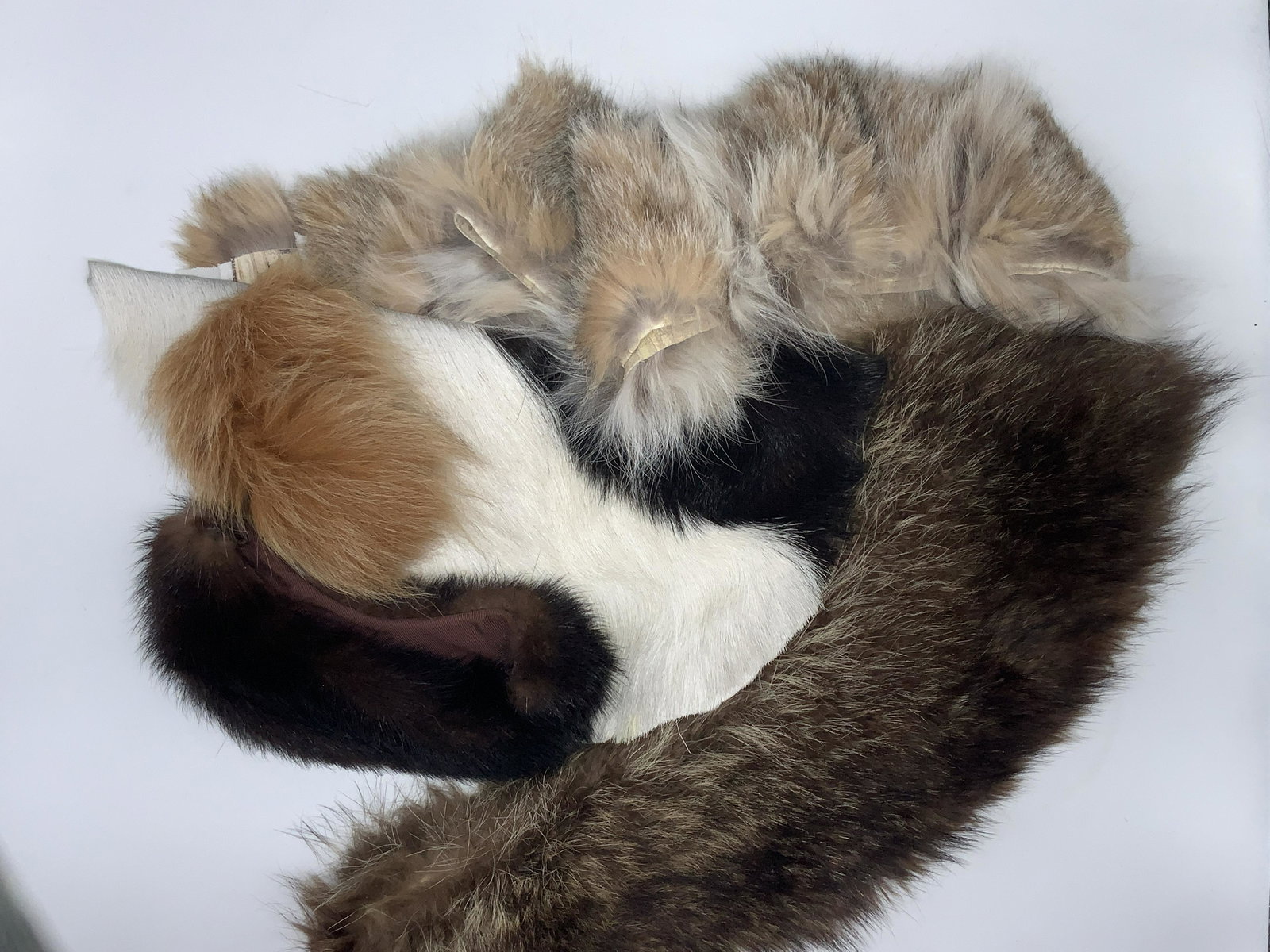 Lot 5 Animal Fur Trims Fox, Mink, Rabbit & More (1 of 12)