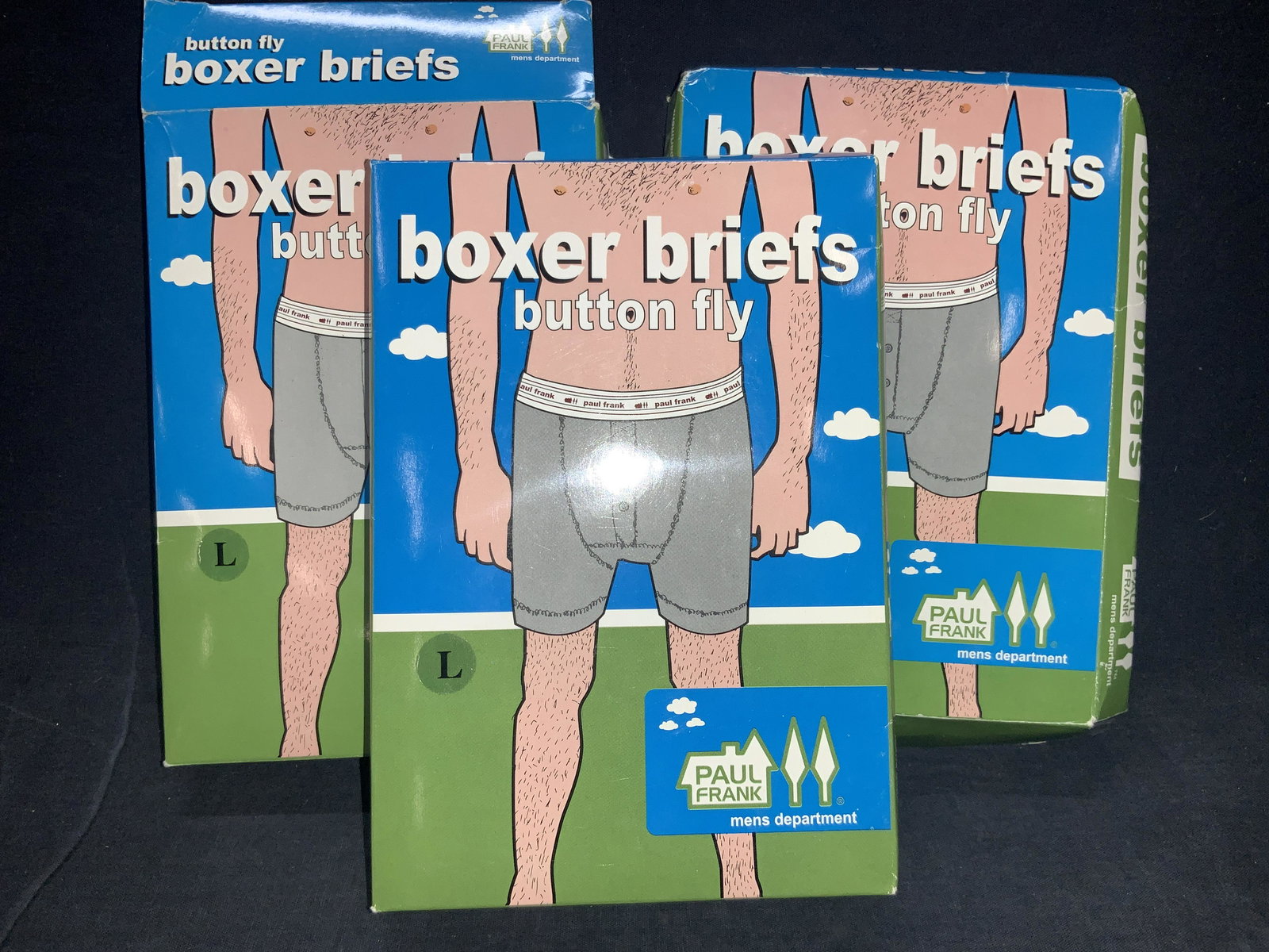 Vintage PAUL FRANK Cotton Boxer Briefs, NIB (1 of 7)