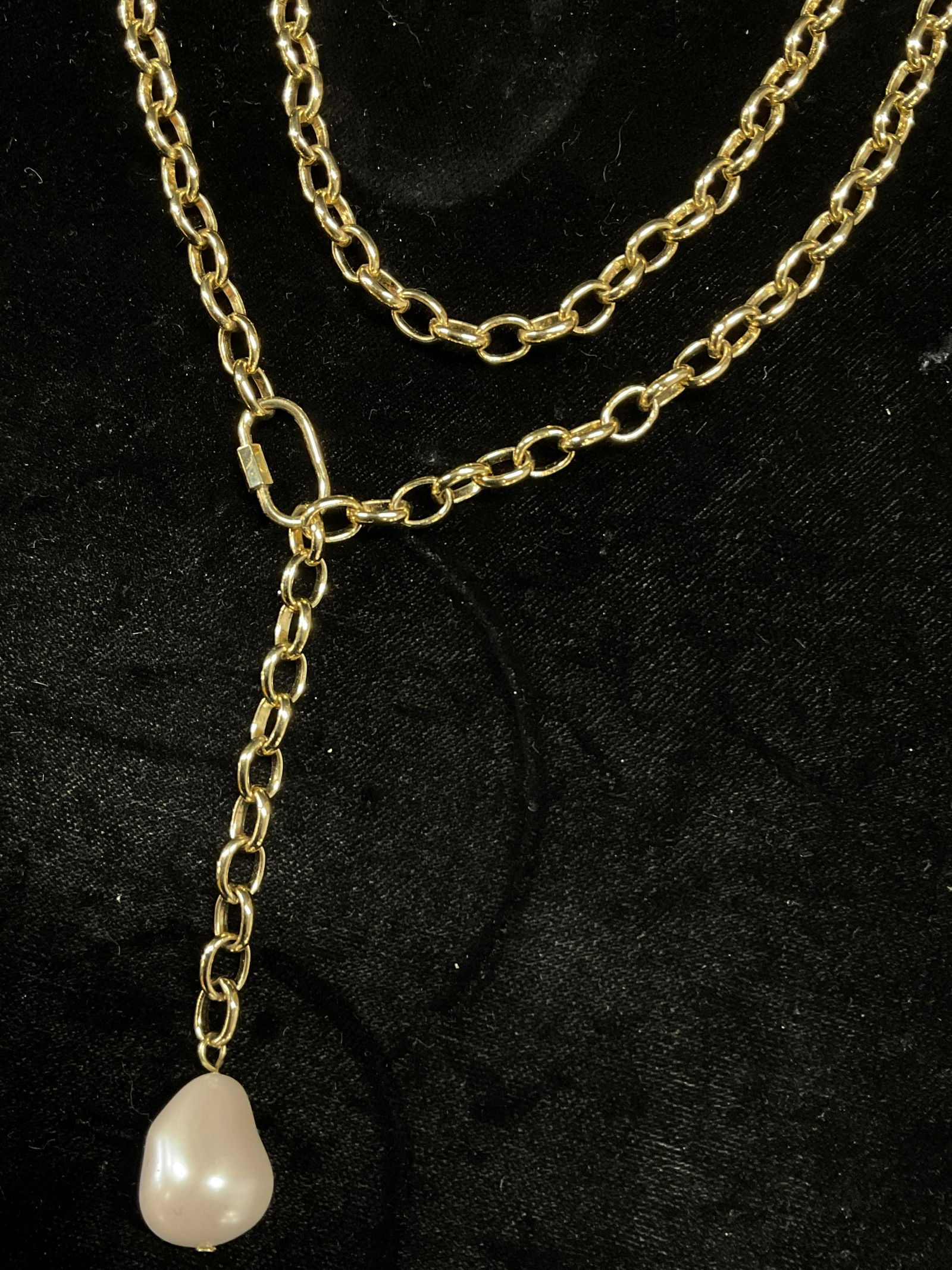 BAUBLEBAR Statement Necklace W Pearlescent Drop (1 of 4)