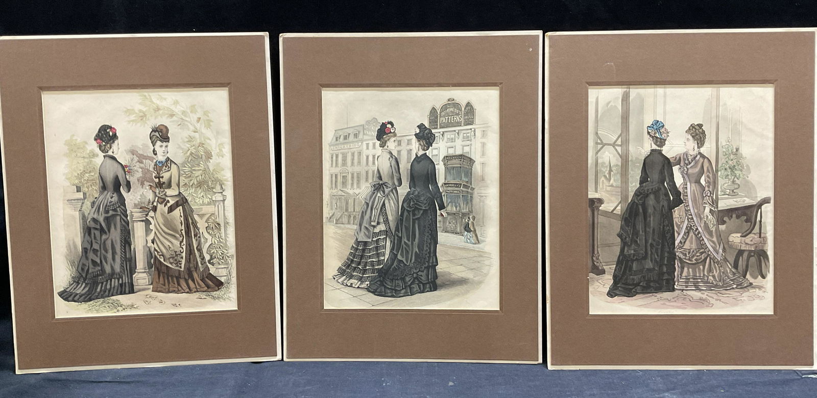 Set 3 DEMORESTS Monthly Magazine Etchings (1 of 5)