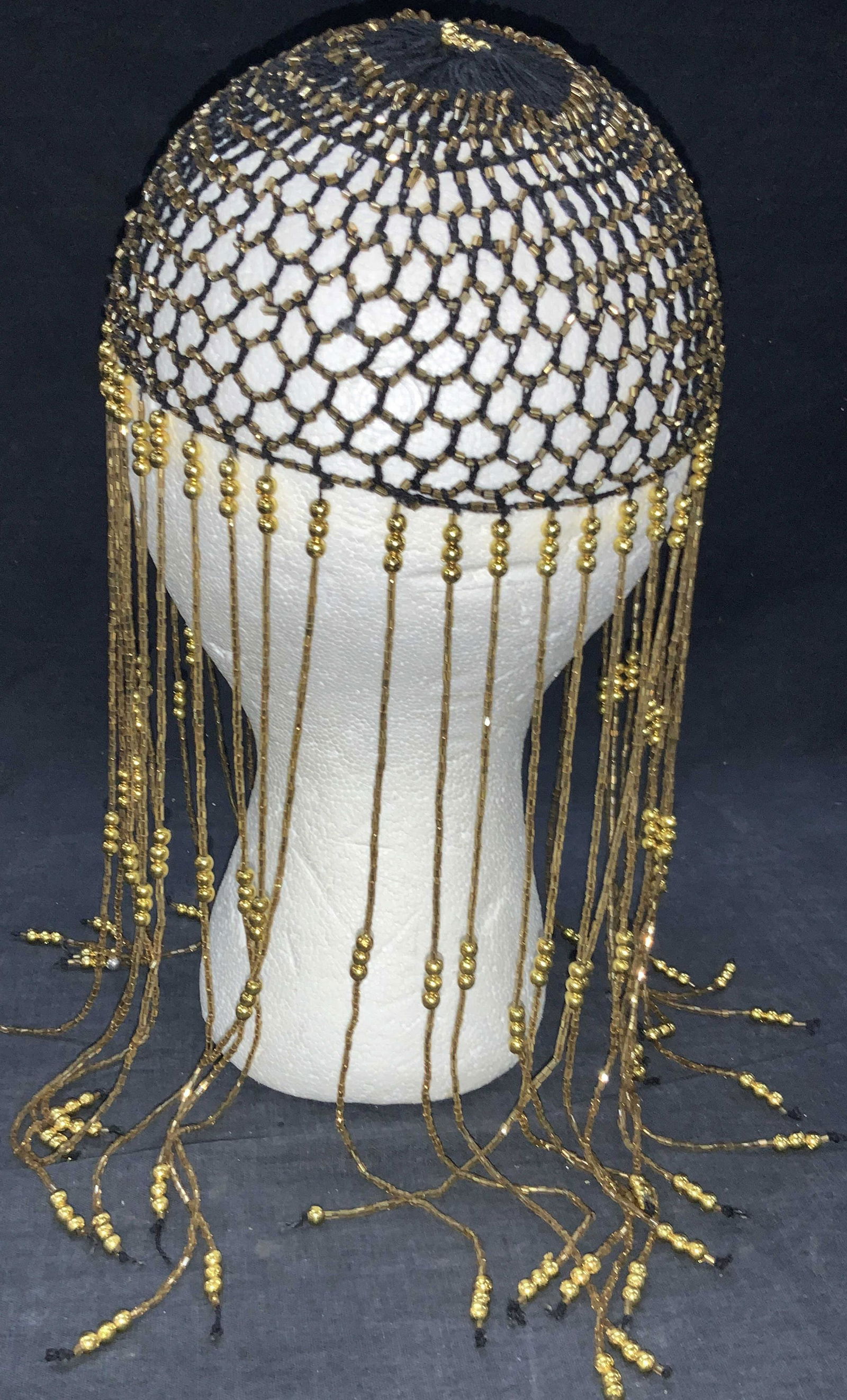 Vintage Beaded Head Cap (1 of 9)