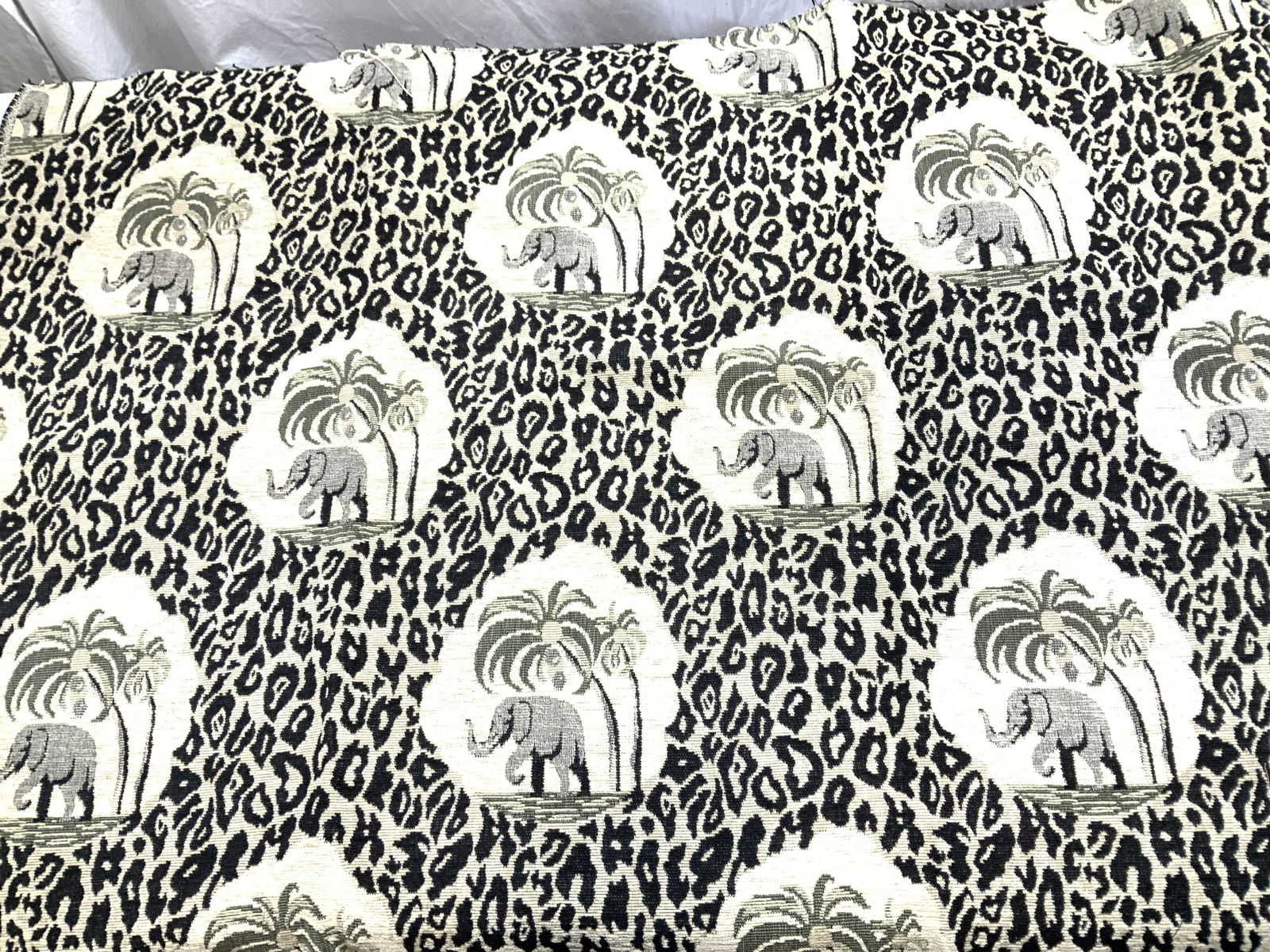 D&D Building Elephant & Leopard Print Upholstery (1 of 6)