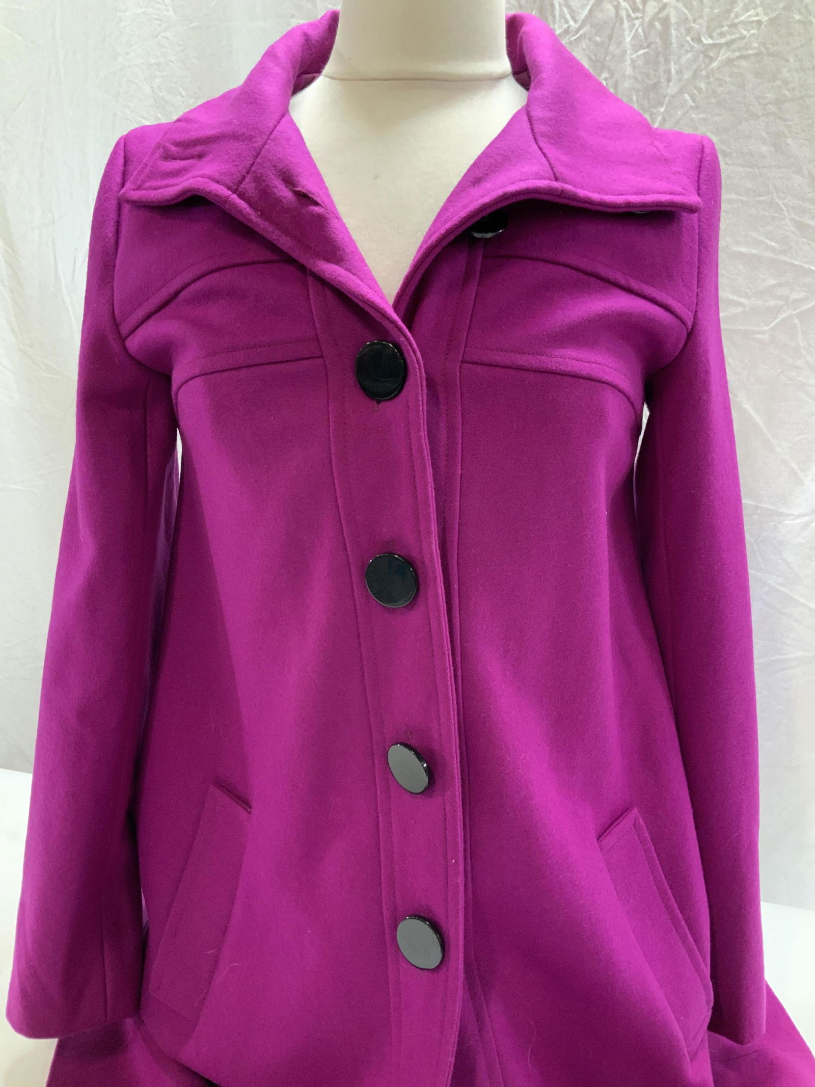 FOREVER AUDREY Wool &+Viscose Coat (1 of 6)