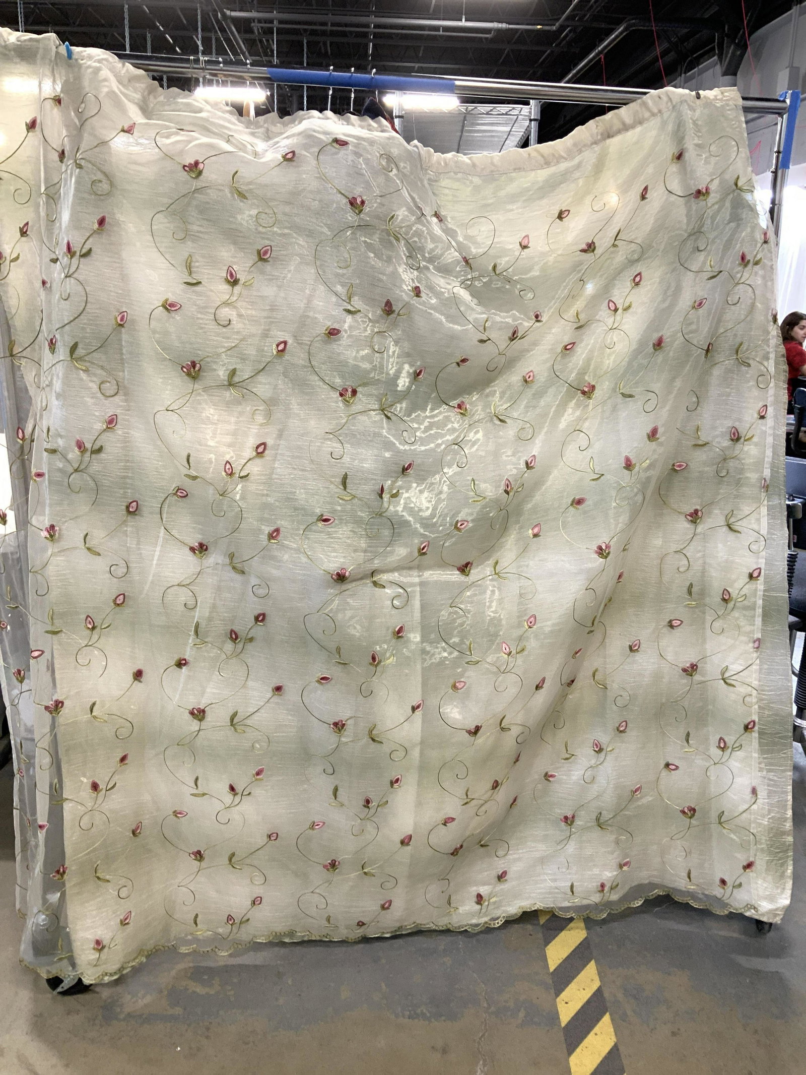 Saturday Knight Ltd Embroidered Shower Curtain (1 of 9)