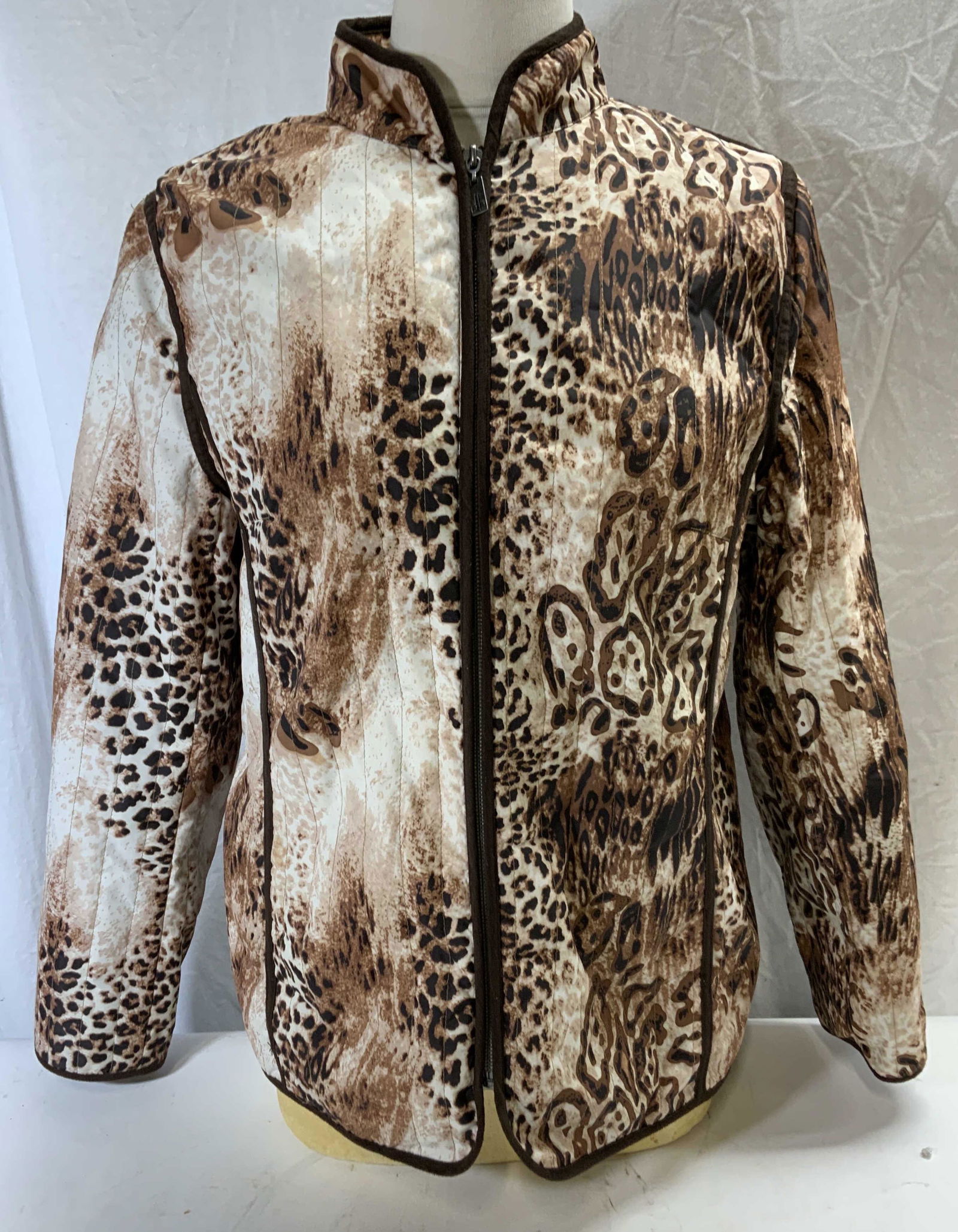 DENNIS BASSO Vintage Animal Print Jacket (1 of 5)