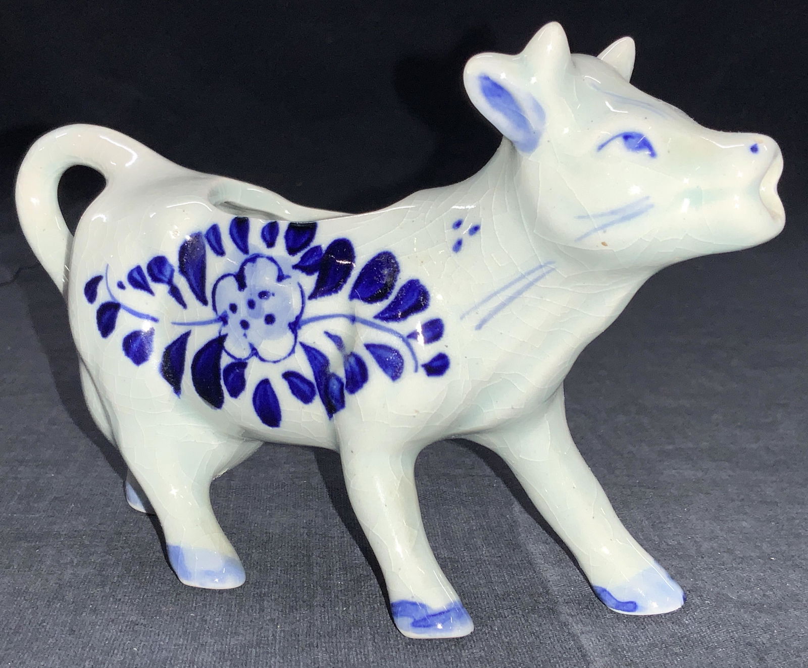 Vintage Hand Painted Ceramic Cow Creamer (1 of 8)