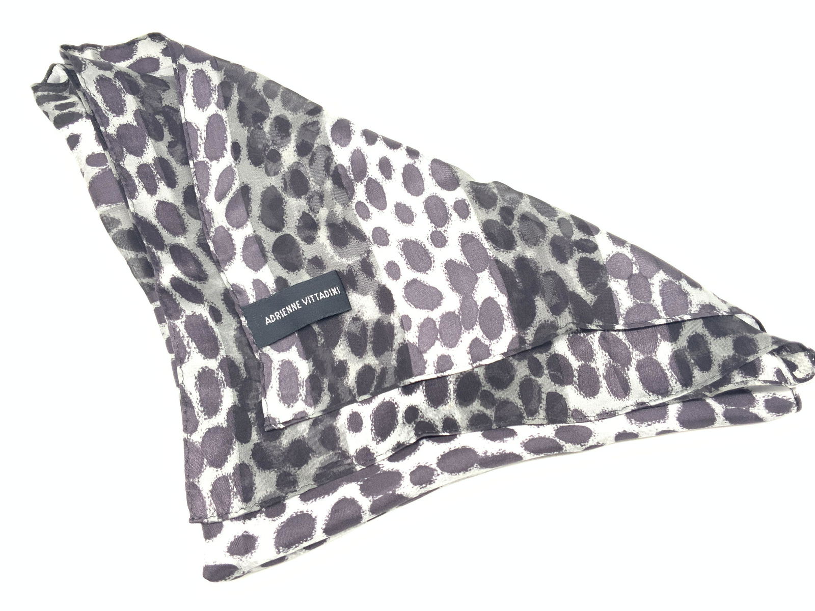 ADRIENNE VITTADINI Silk Animal Print Scarf (1 of 8)