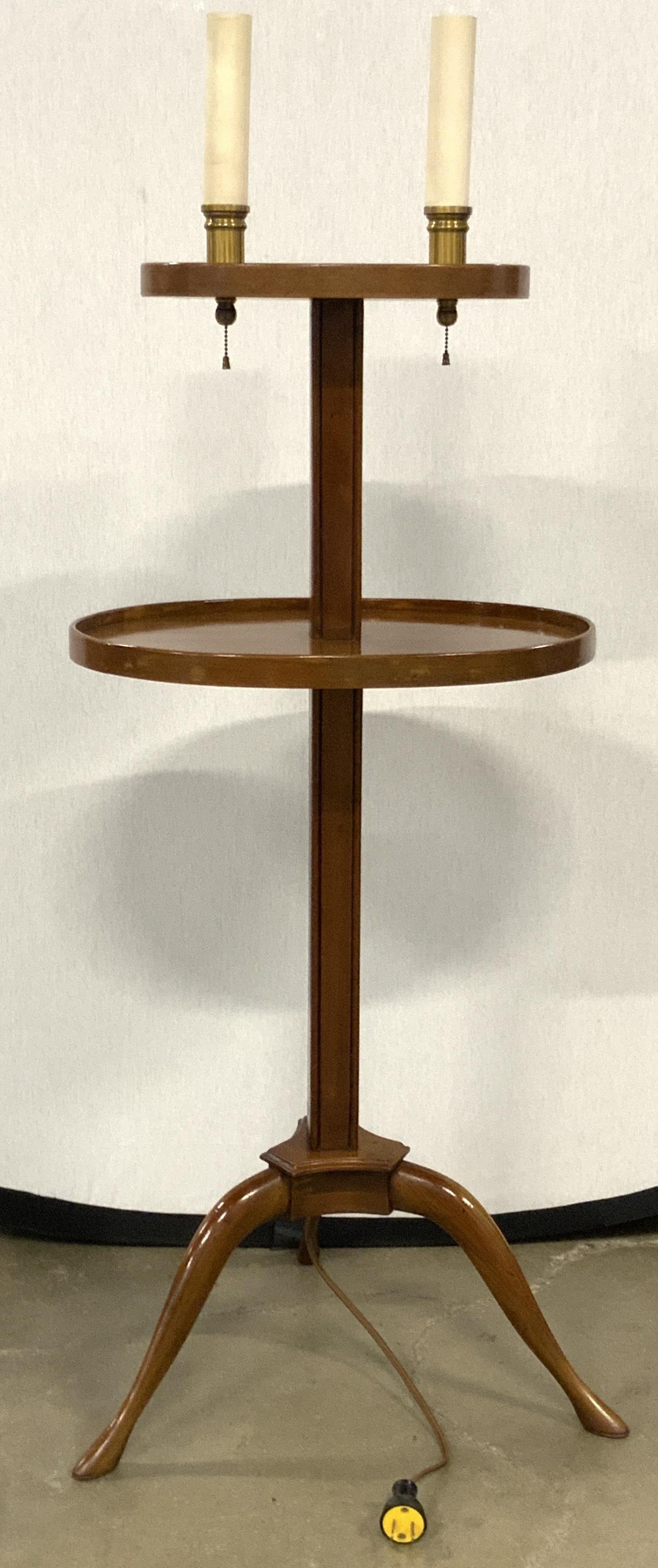 EDWARD GARRETT Wooden Two Tier Lamp Table (1 of 11)