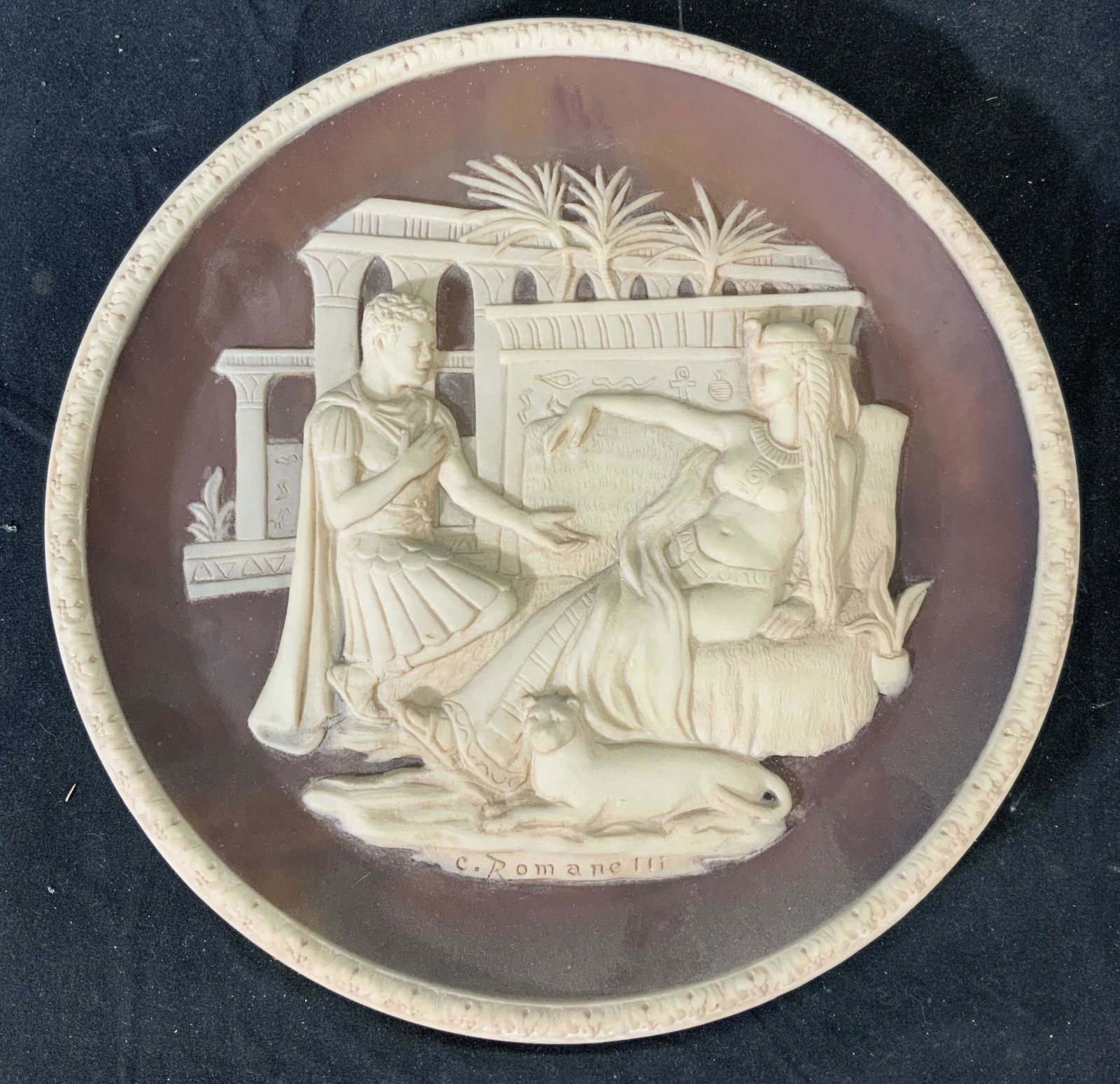 Ltd Edt INCOLAY Antony & Cleopatra Stone Plate (1 of 4)