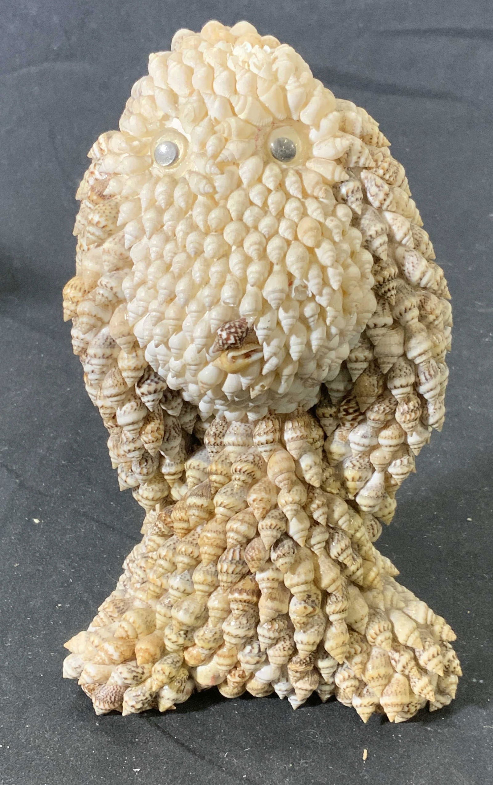 Vintage Folk Art Seashell Dog (1 of 5)