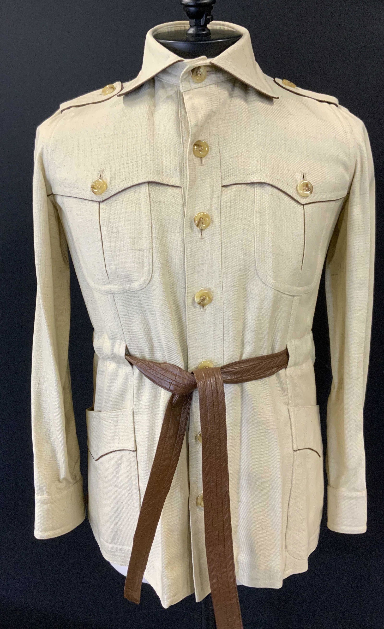 POLIDORI ROMA Beige Field Jacket (1 of 6)