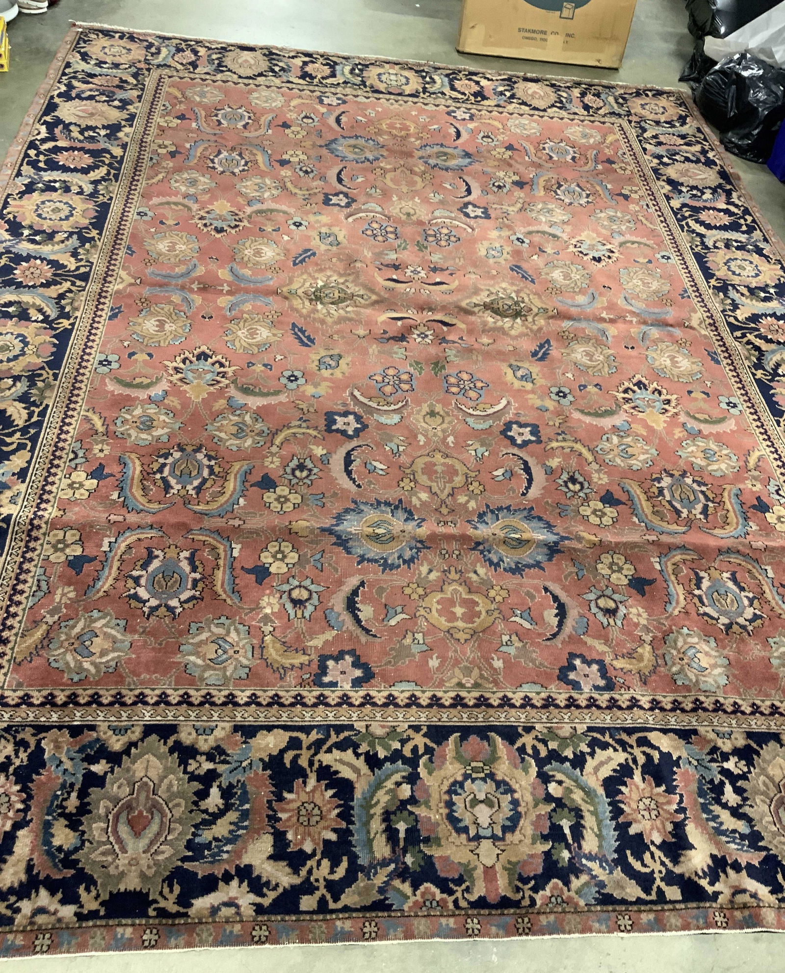 Room Sized Vintage Oriental Style Area Rug (1 of 9)
