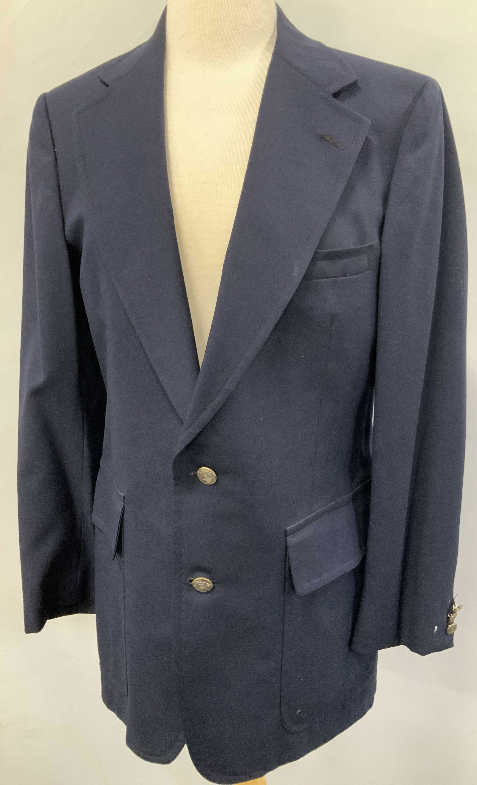 Burberrys Frank Brothers Navy Wool Blazer (1 of 9)