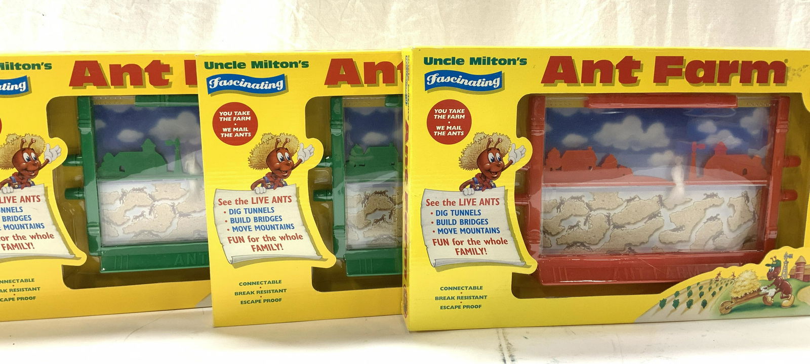 Lot 3 Uncle Miltons Ant Farm Toy, NIB (1 of 4)