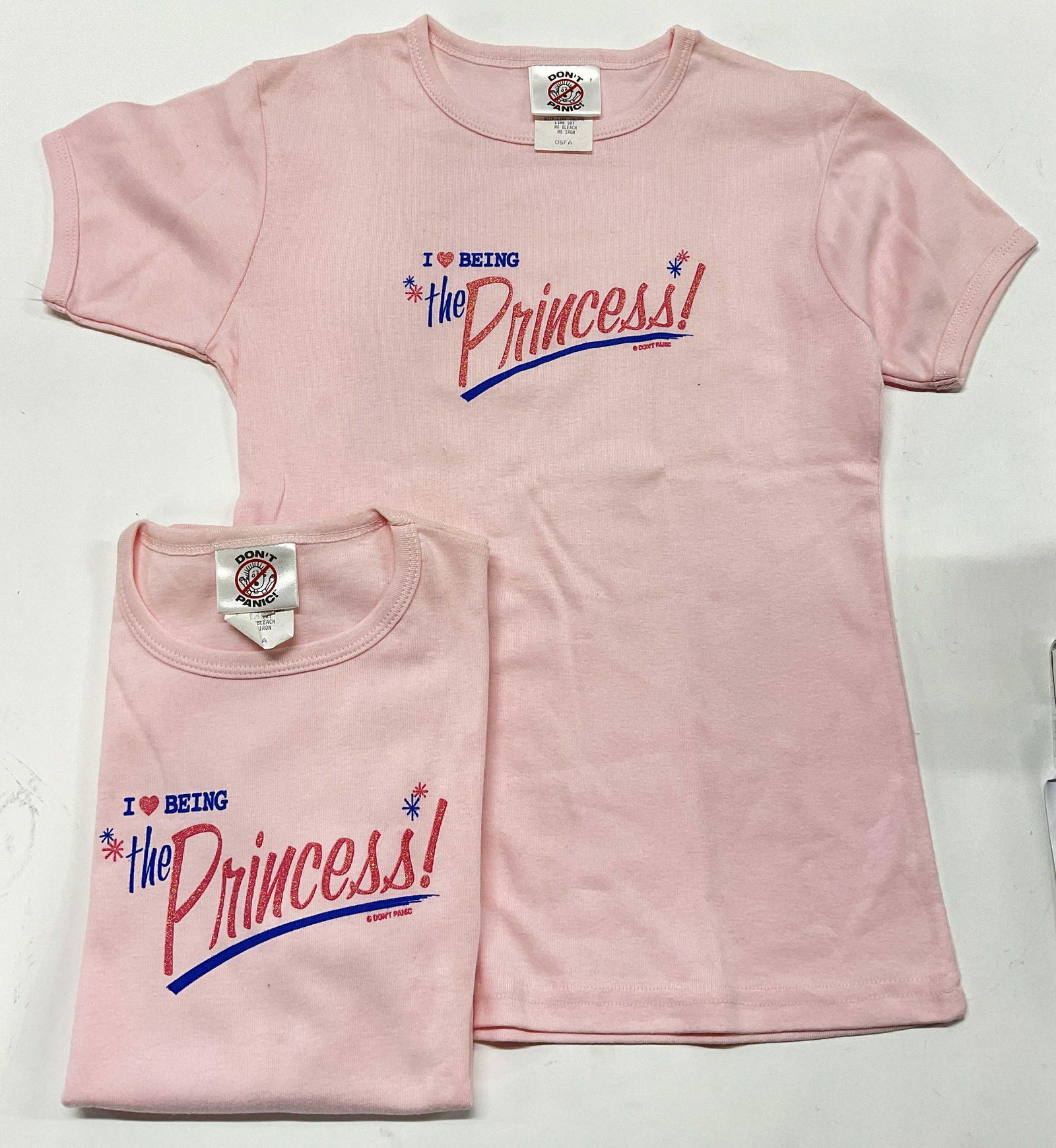 Lot 2 Vintage Y2K Pink T-Shirts (1 of 4)