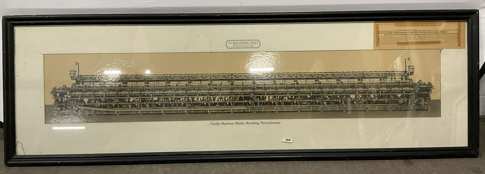 XL Vintage Textile Machine Works Photograph (1 of 6)