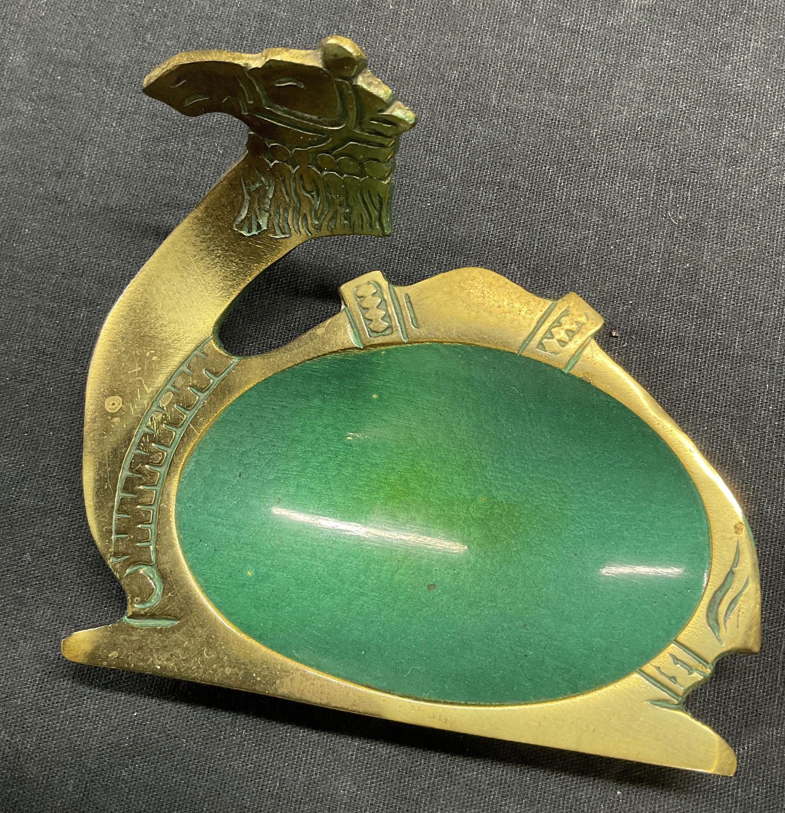 Brass Camel Trinket Dish, Israel (1 of 4)