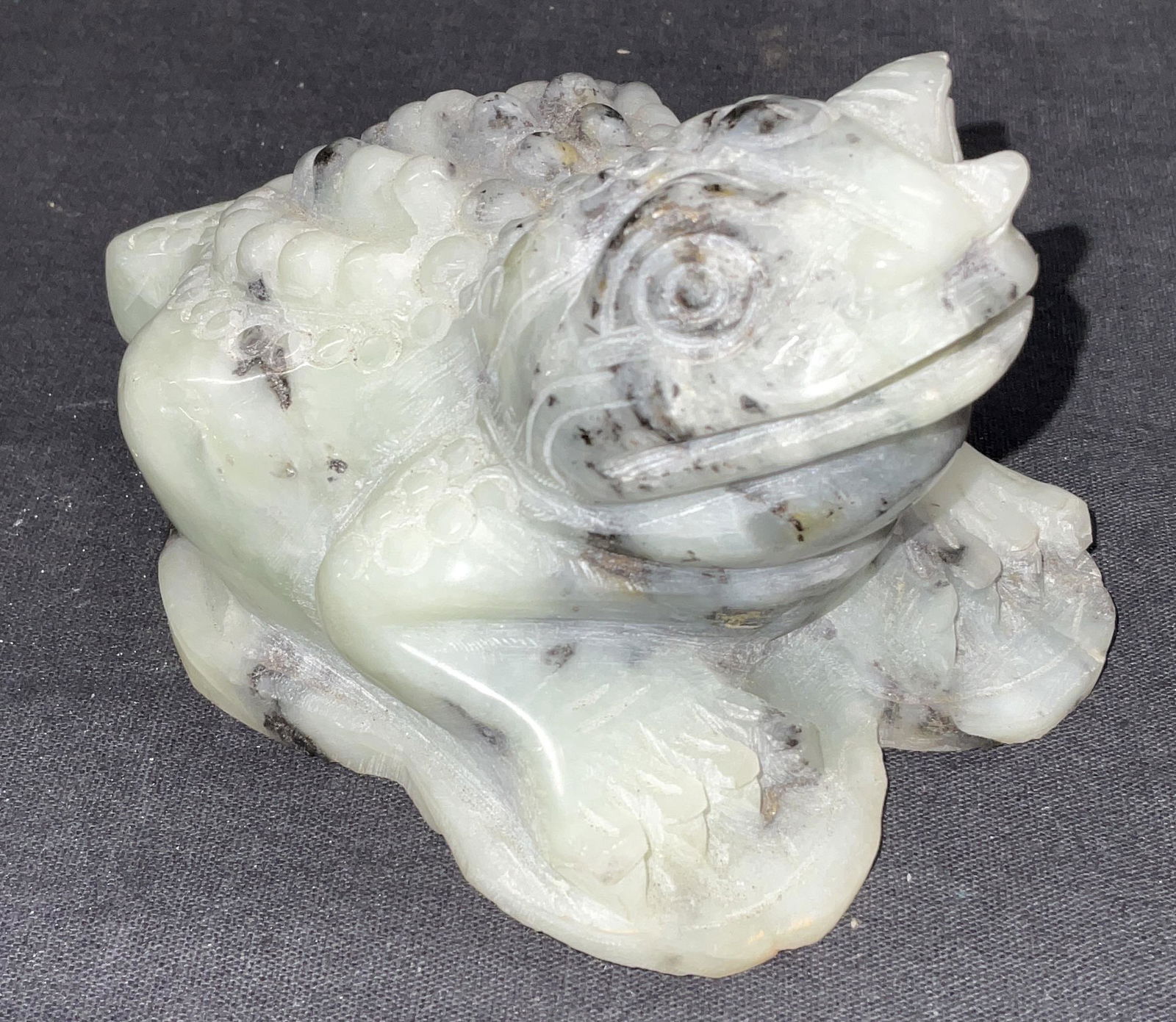 Natural Stone Frog Sculpture (1 of 5)