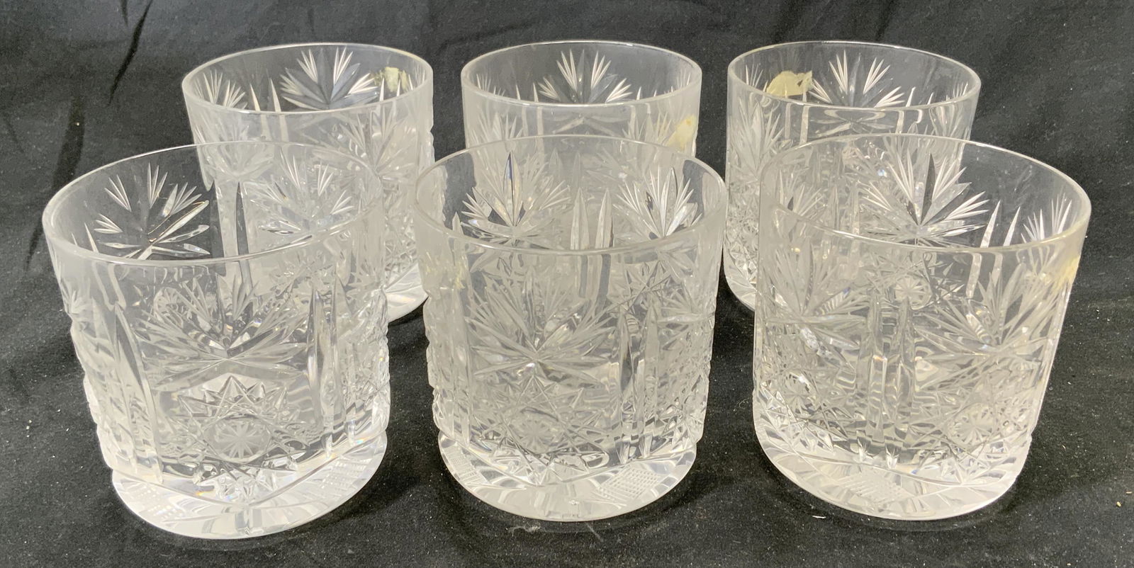 Set 8 Vintage Cut Crystal Glassware (1 of 4)