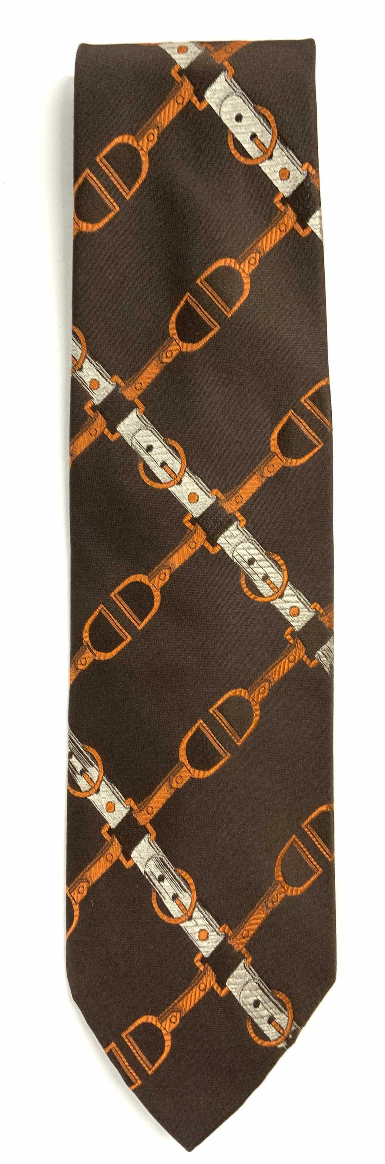 A SULKA Brown Silk Tie (1 of 4)