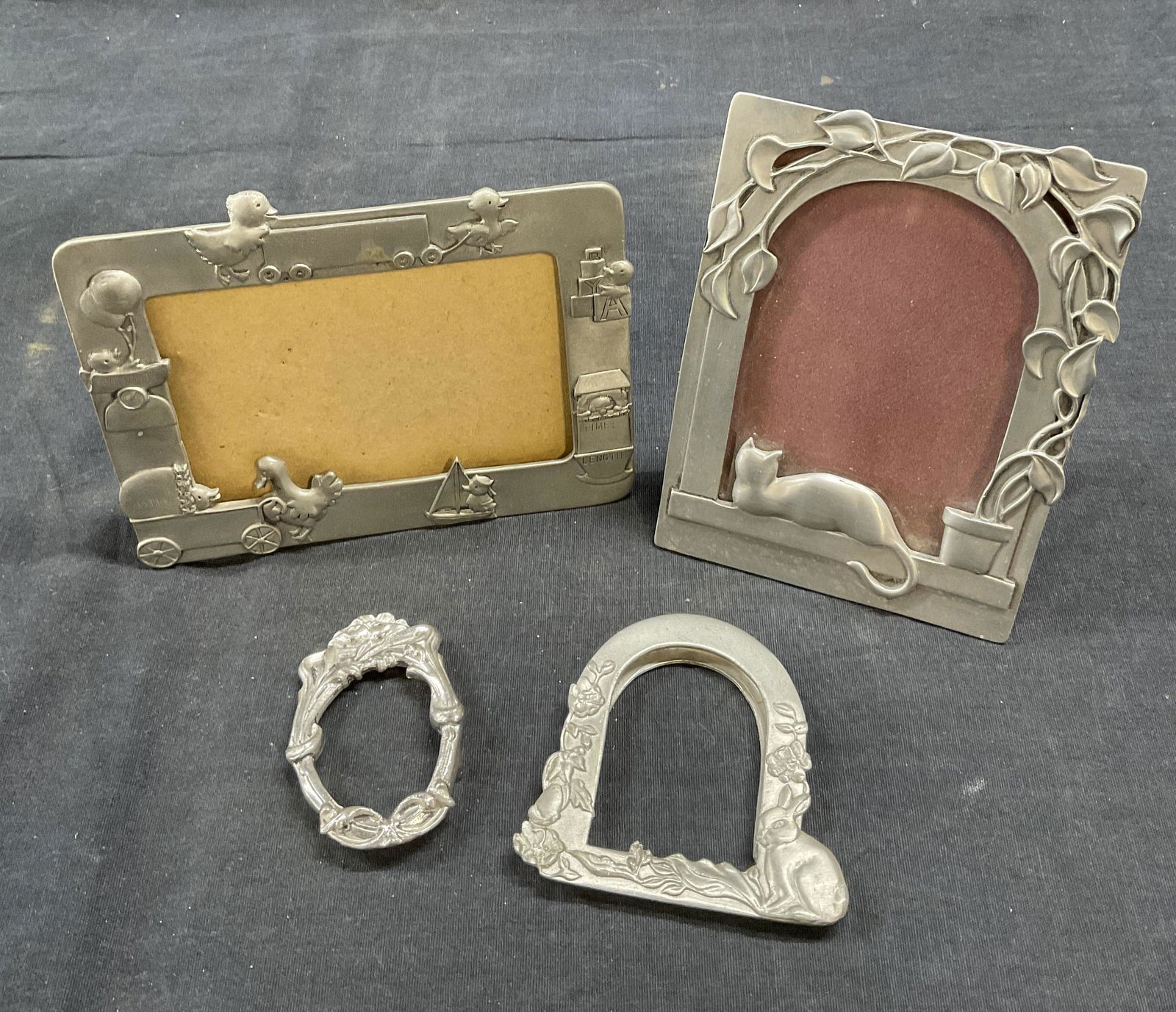 Lot 4 Silver Toned Frames (1 of 4)