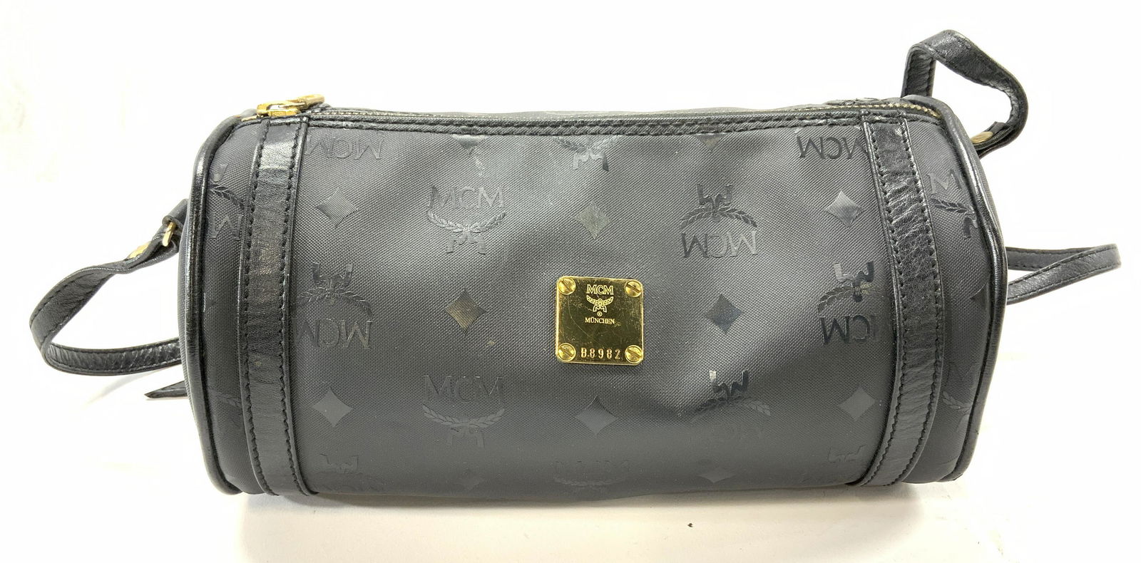 MCM Black Monogram Crossbody Handbag (1 of 4)
