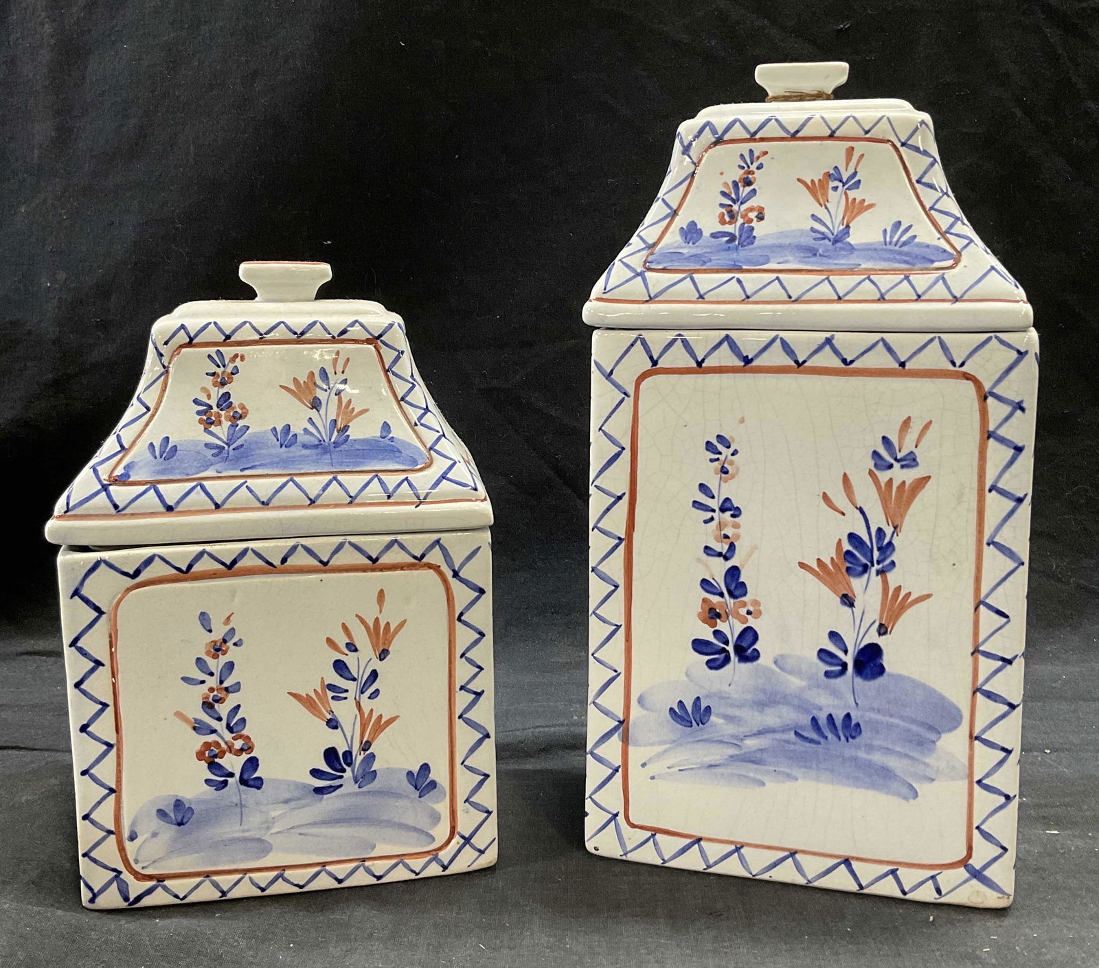 Set 2 Ceramic Containers, Italy (1 of 4)