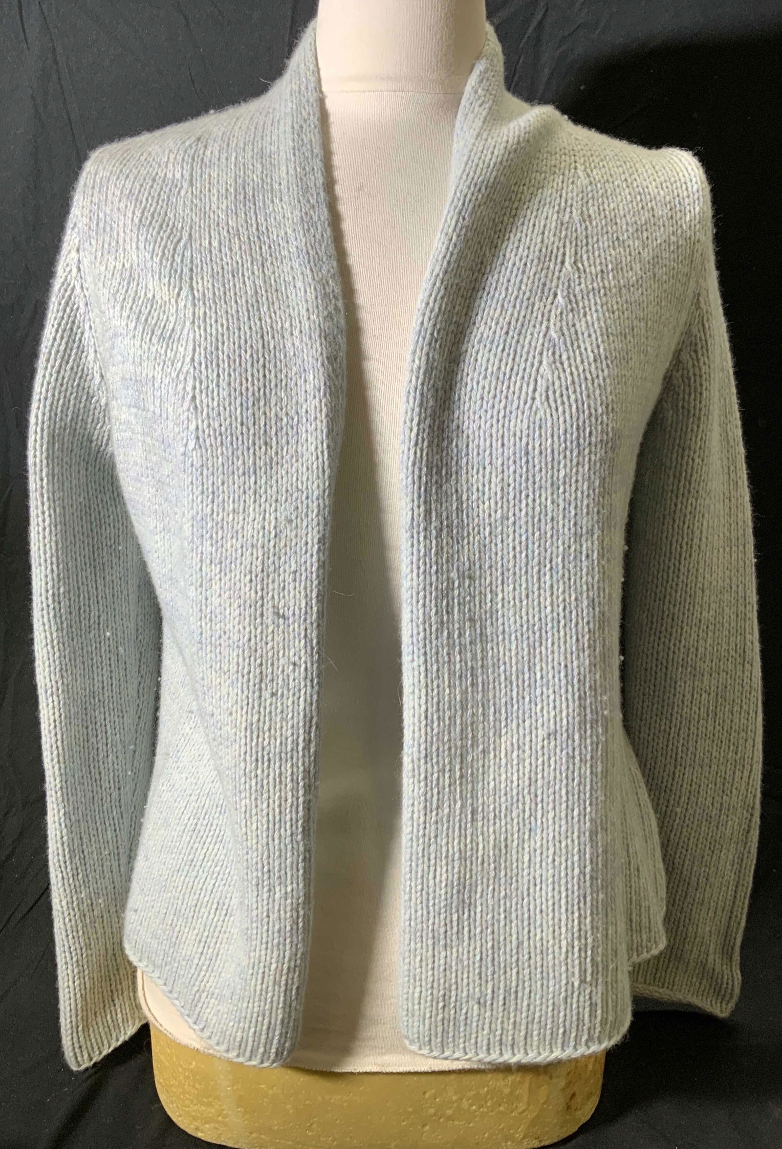 EILEEN FISHER Light Blue Wool Blend Sweater (1 of 4)
