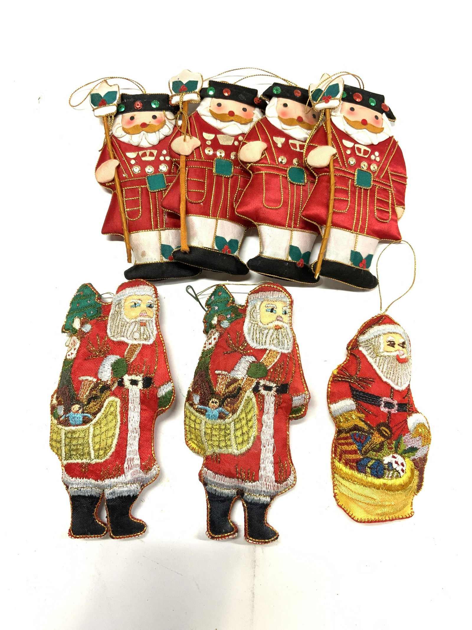 Group 7 Assorted Santa Claus Christmas Ornaments (1 of 5)