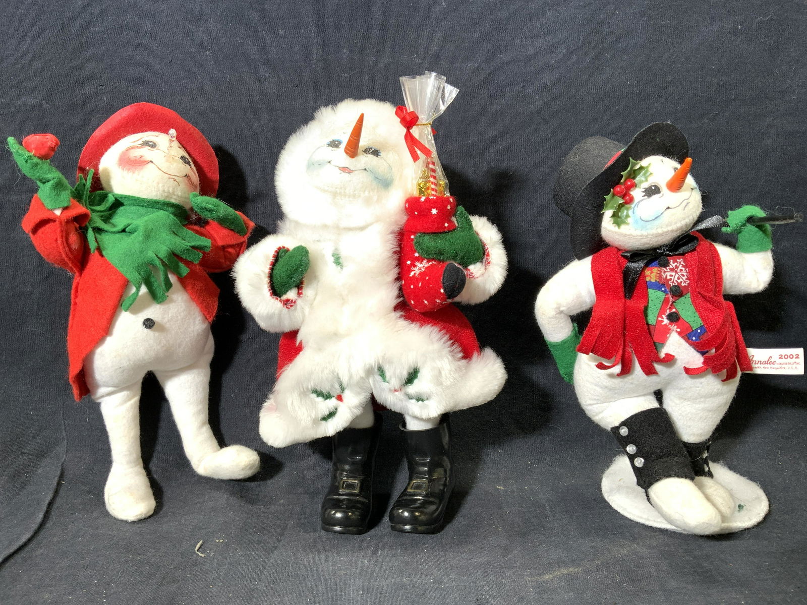 Lot 3 Snowman Figures Holiday Figures (1 of 5)
