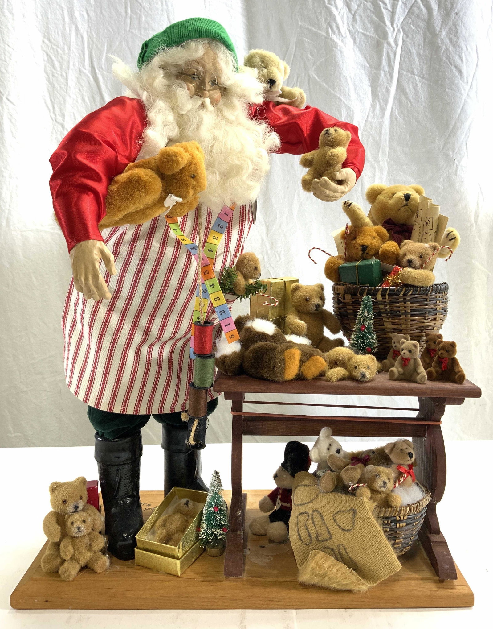 Signed Santa Claus W Bears Figure (1 of 9)