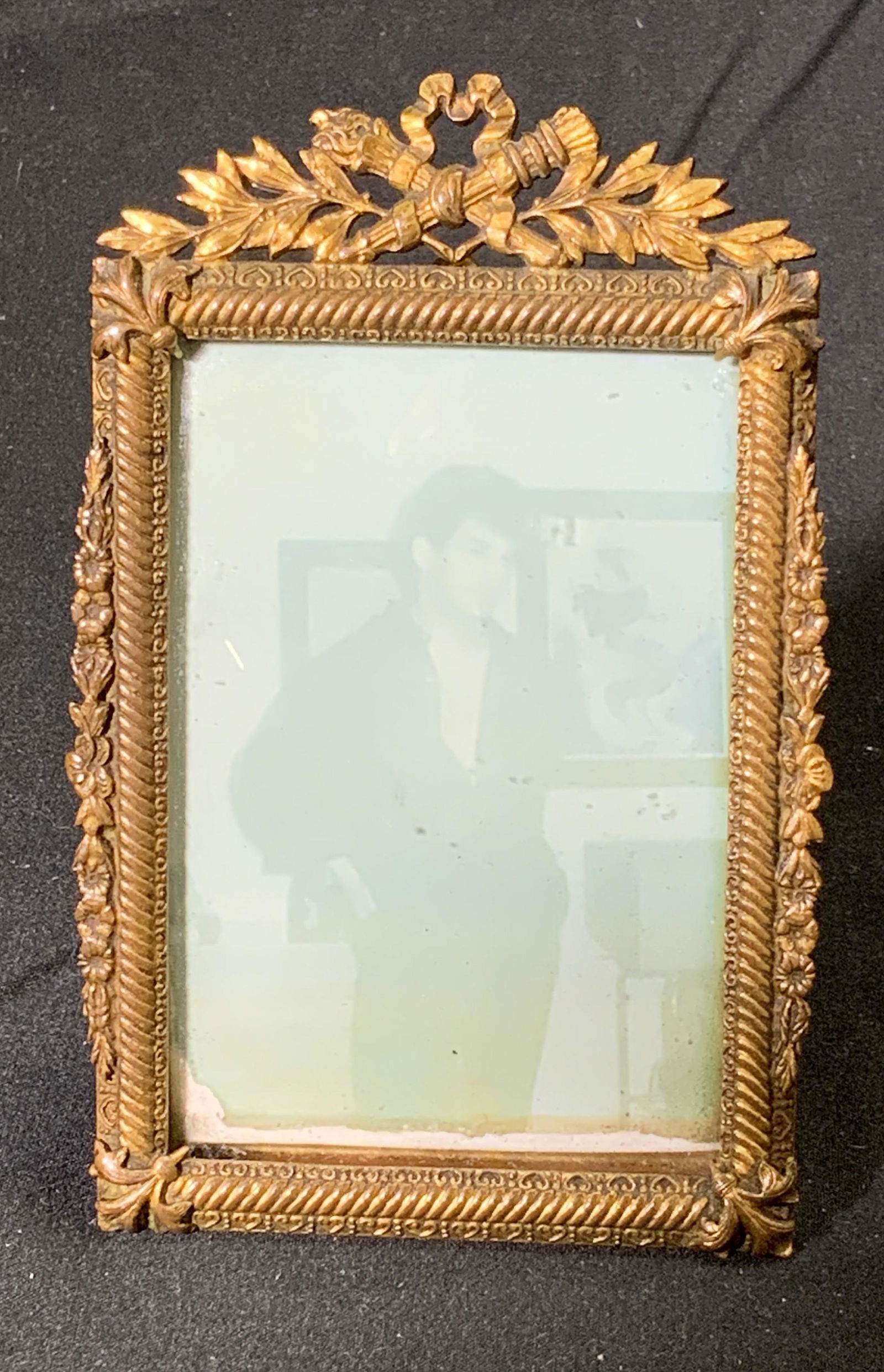 Vintage B ALTMAN Embossed Brass Picture Frame (1 of 5)