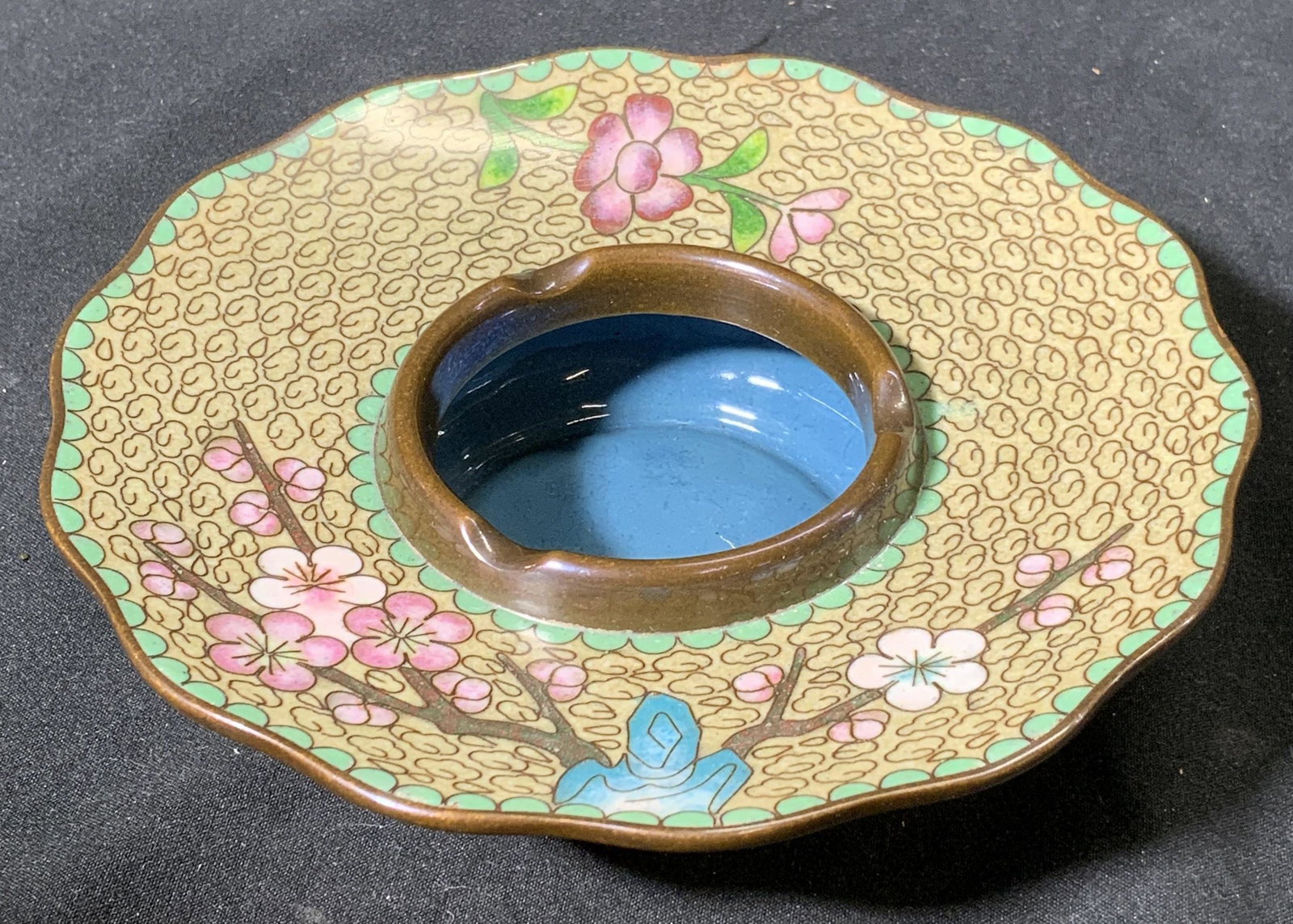 Vintage Asian Cloisonne Ashtray (1 of 4)