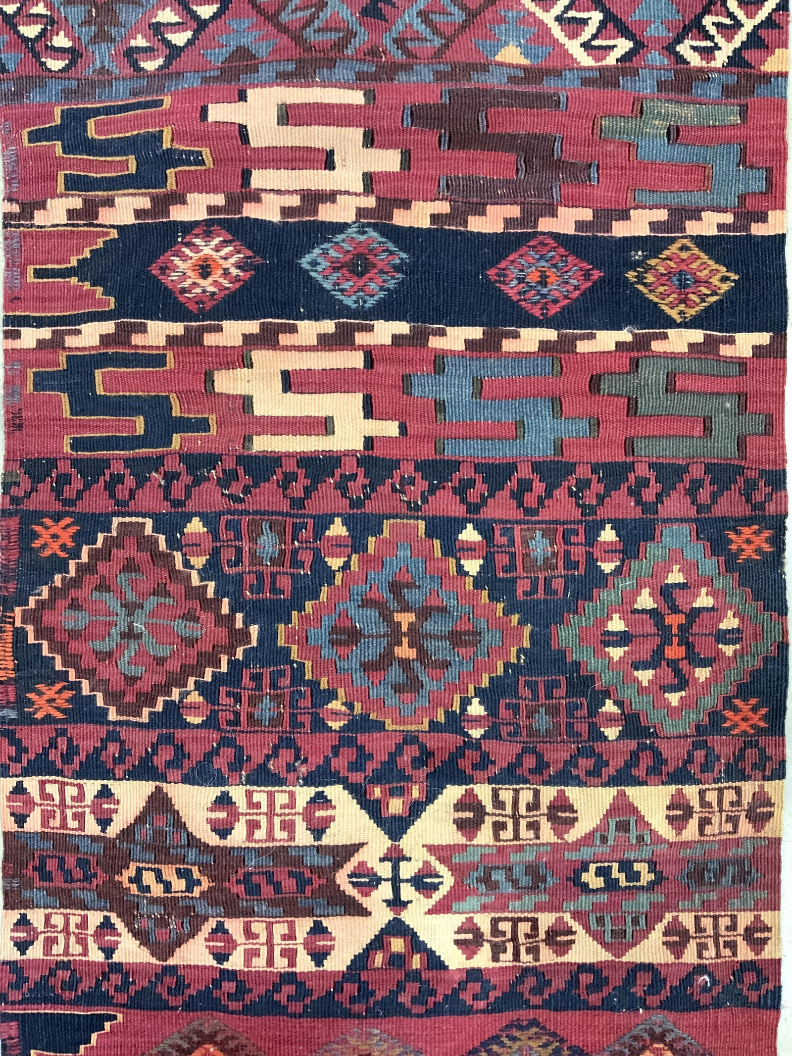 Vintage Handmade Tribal Style Wool Runner (1 of 7)