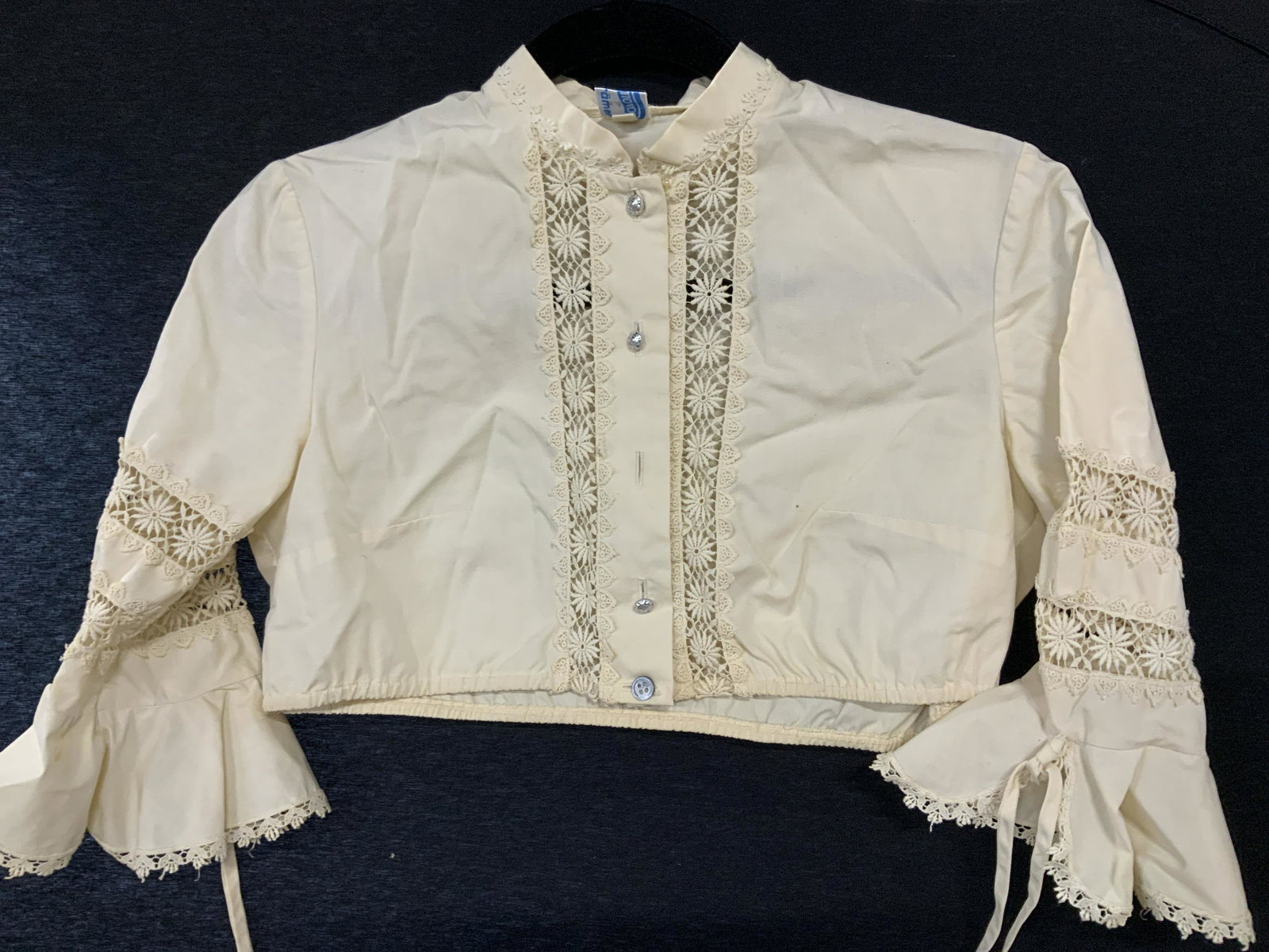 Folk Art Cotton Crop Top, Krämer Label (1 of 5)