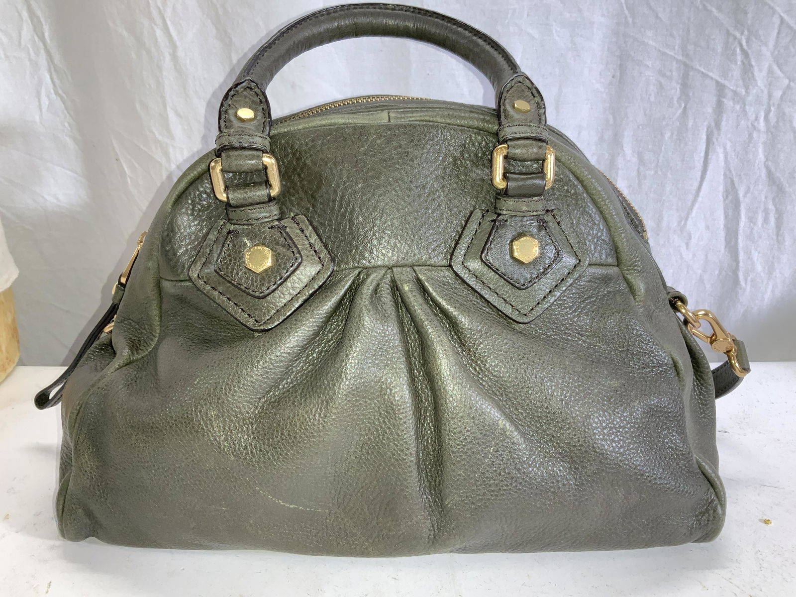 Marc Jacobs Pebbled Leather Satchel (1 of 9)