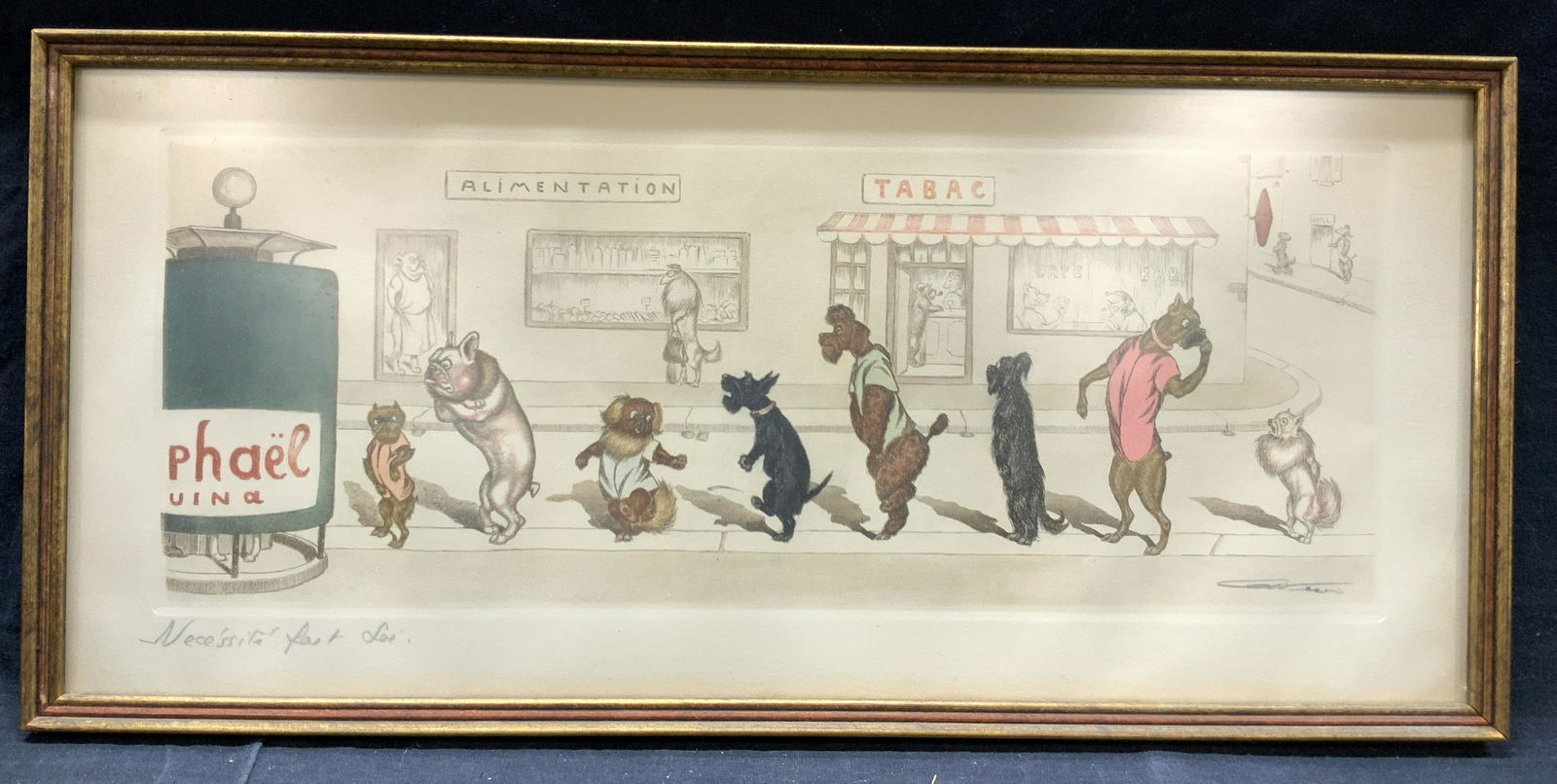 ARTHUR O KLEIN Colored Etching Impression (1 of 9)