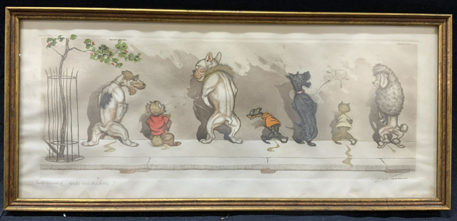 ARTHUR OKLEIN Colored Etching Impression (1 of 8)