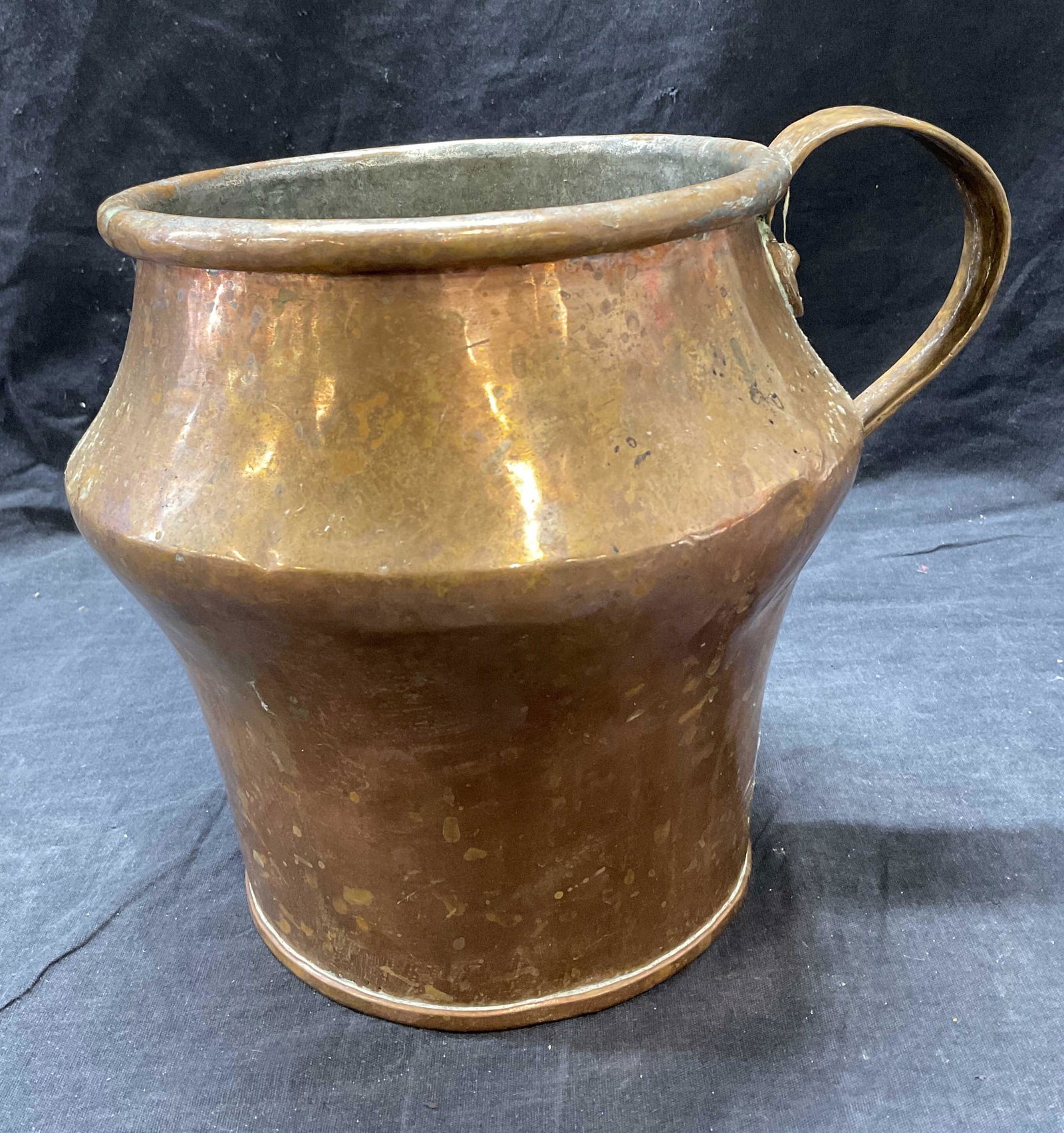 Vintage Copper Pot W Handle (1 of 5)