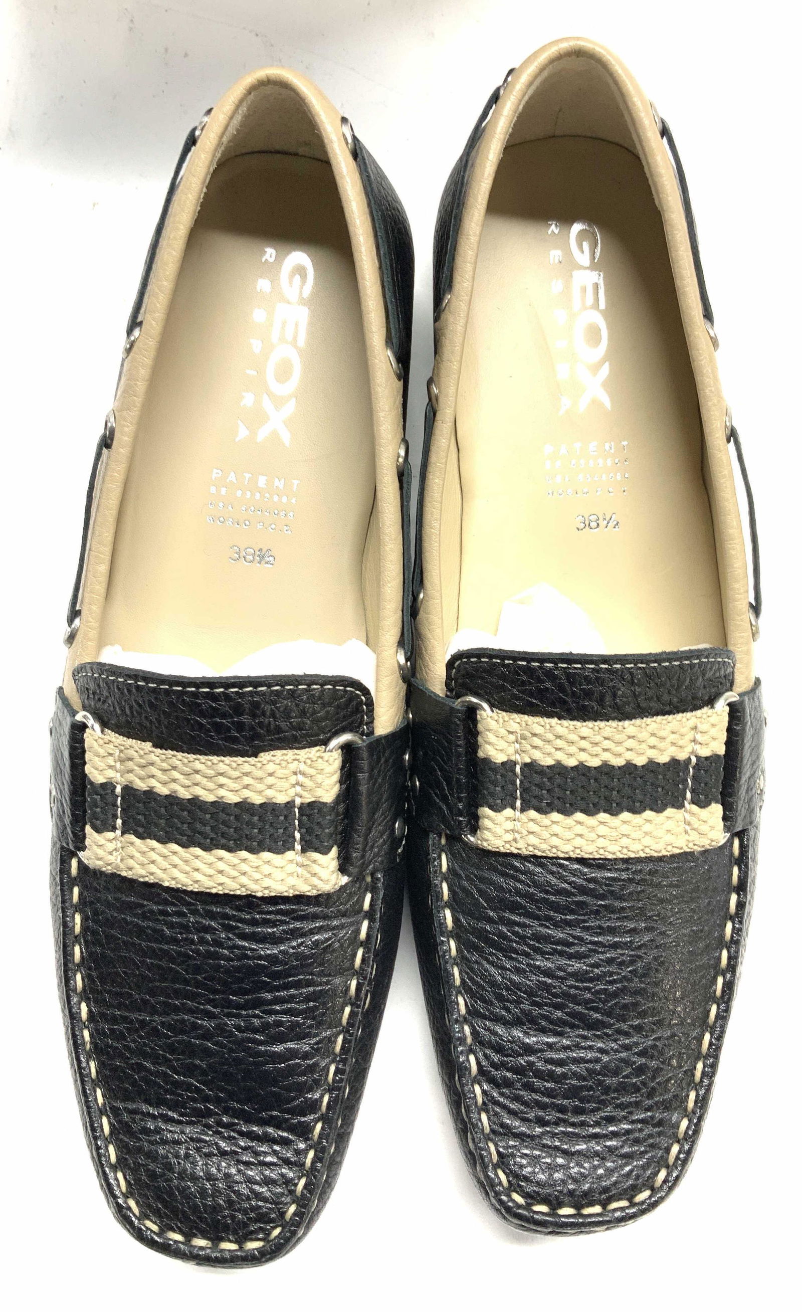 GEOX Italian Leather Shoes in Org Box, sz 8.5 (1 of 7)