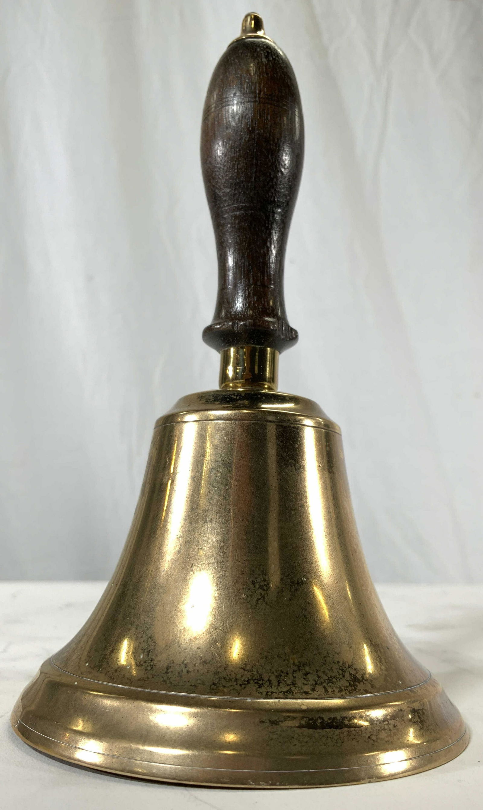 Vintage Wood Handle Brass Bell (1 of 6)