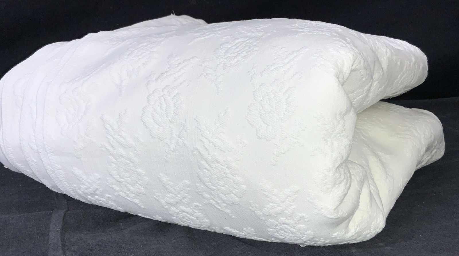 Retro Matlesse Coverlet, Cotton Damask, Twin (1 of 6)