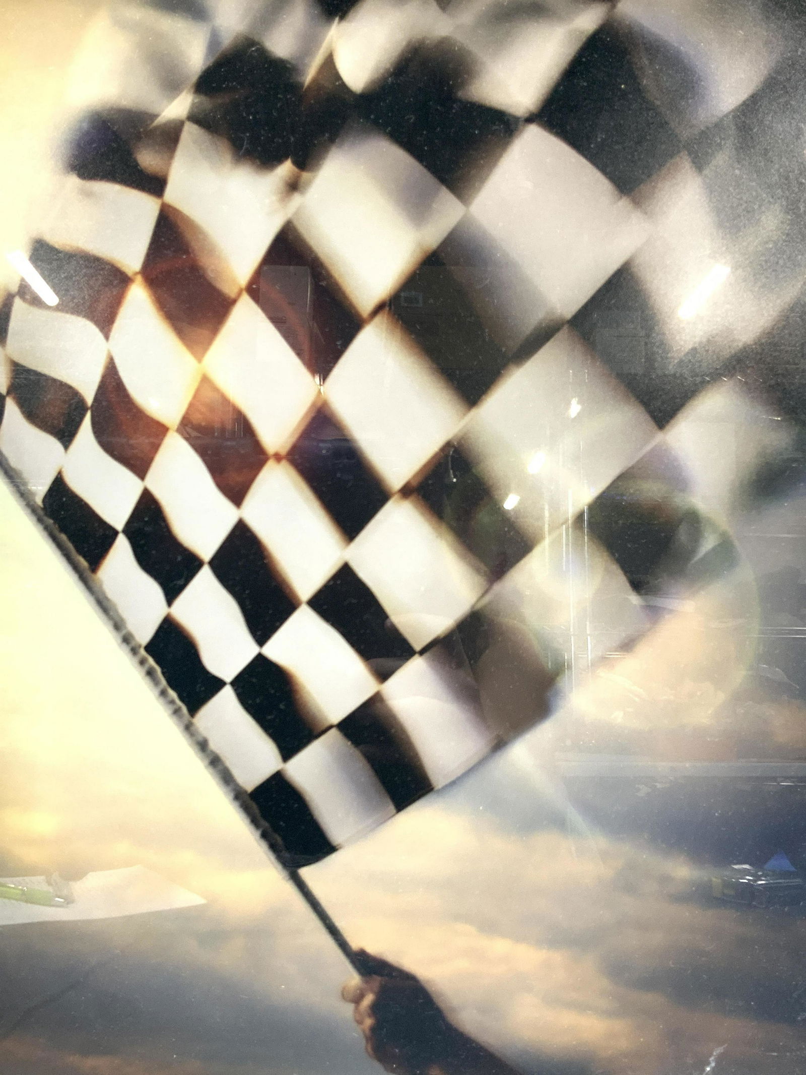 Framed Checkered Flag Lithograph (1 of 6)