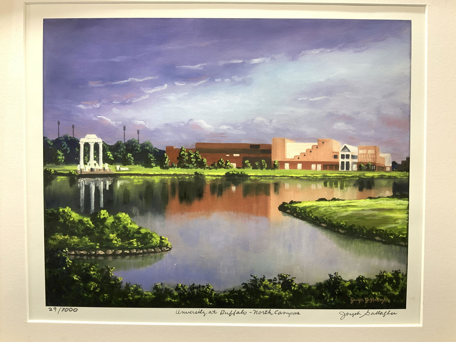 Joe Gallagher University At Buffalo Lithograph (1 of 12)