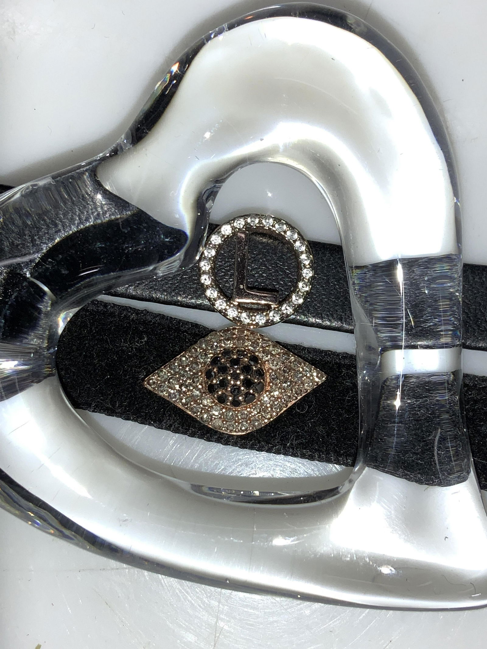 Pair Choker Necklaces with Diamond Accents, Box (1 of 4)