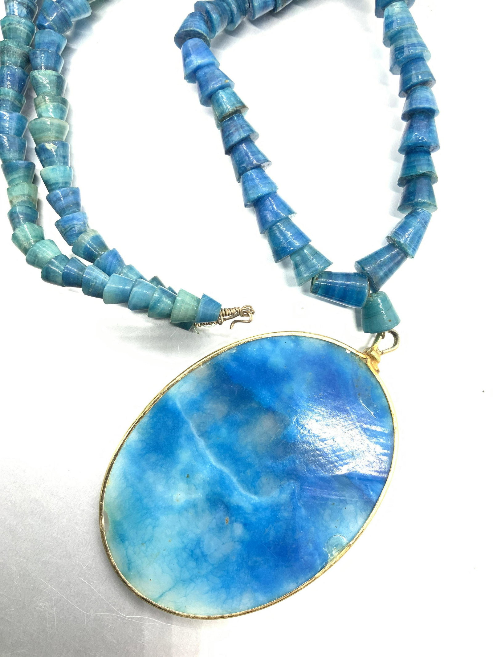 Artisanal Glass Statement Pendant Necklace (1 of 3)