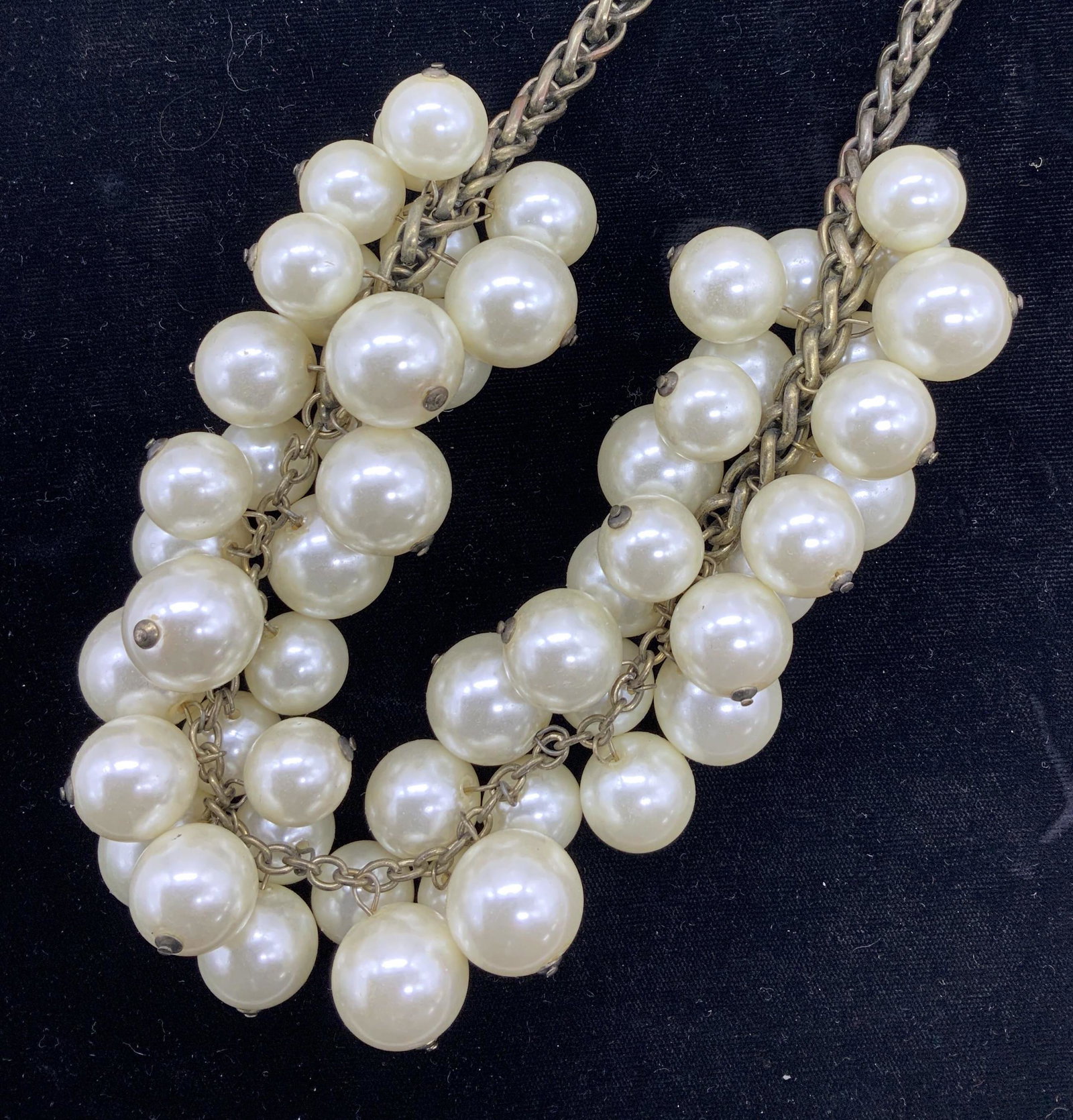 Zara Chunky Costume Pearl Necklace/ Choker (1 of 5)