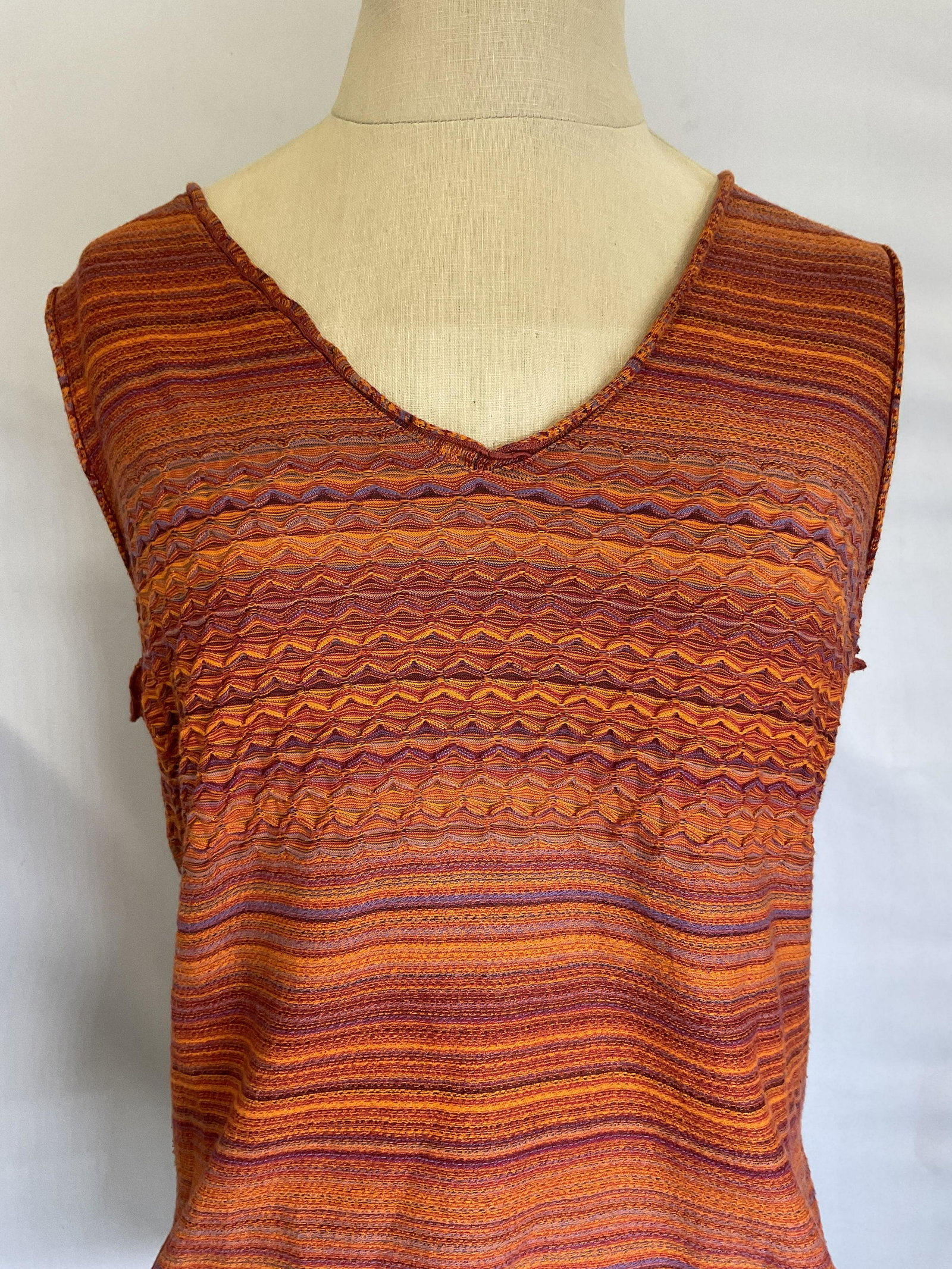 MISSONI Knit Cotton Sleeveless Top (1 of 4)